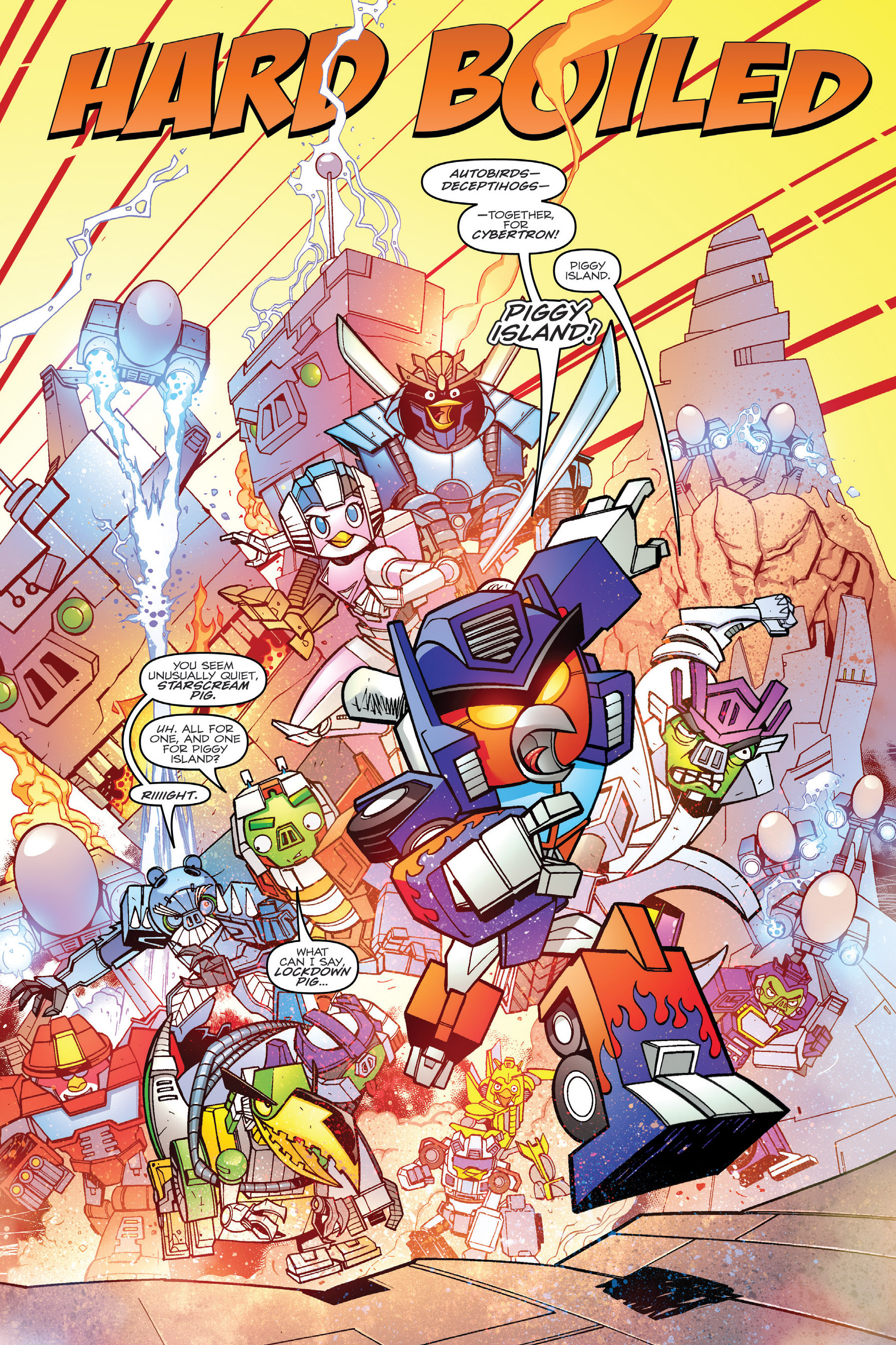 Read online Angry Birds Transformers: Age of Eggstinction comic -  Issue # Full - 74