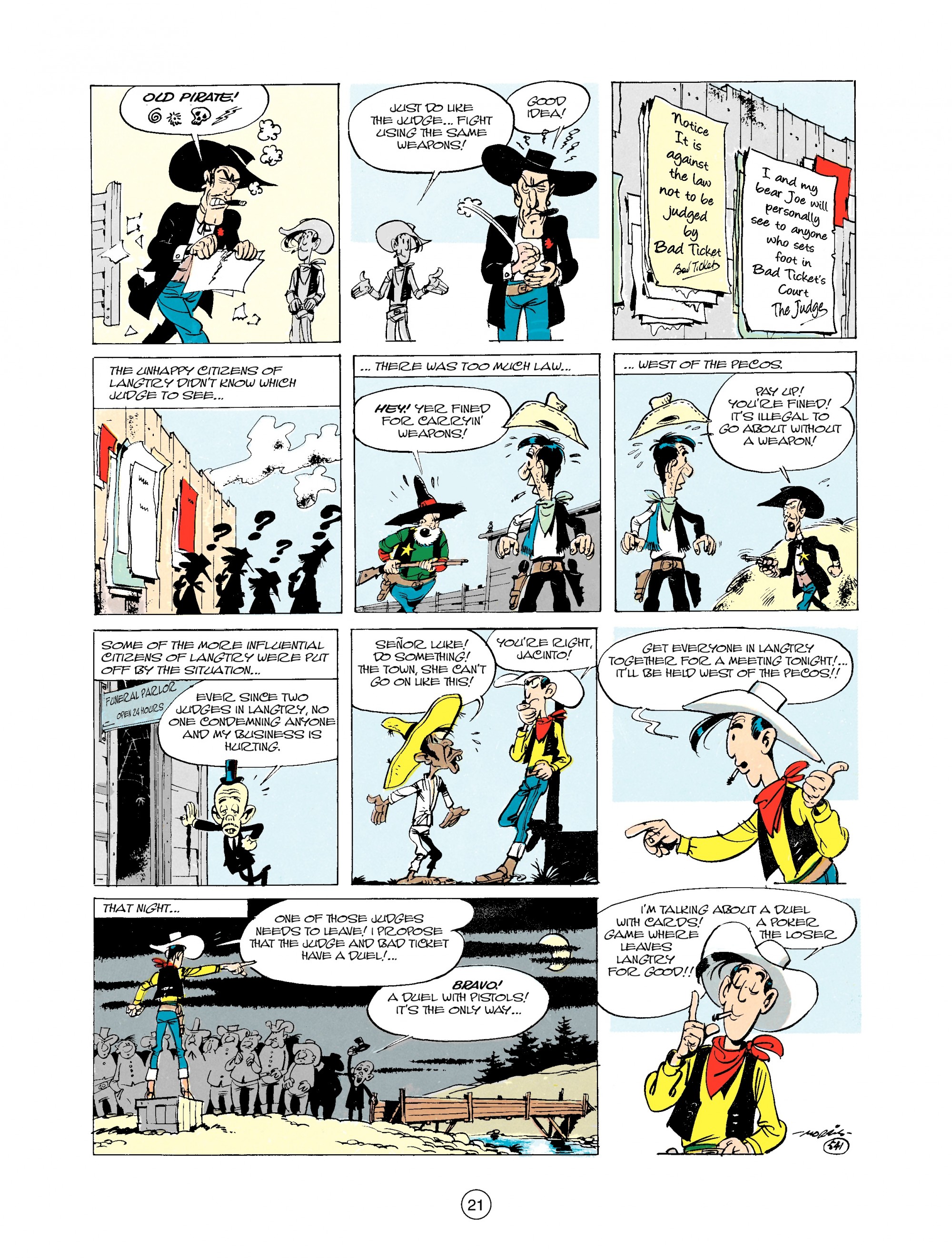 Read online A Lucky Luke Adventure comic -  Issue #24 - 21