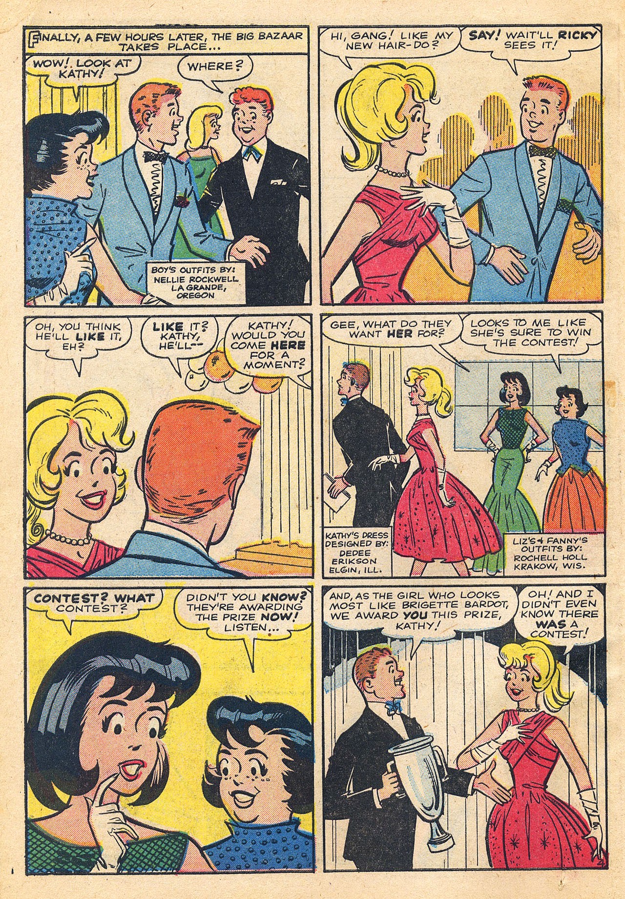 Read online Kathy (1959) comic -  Issue #13 - 6