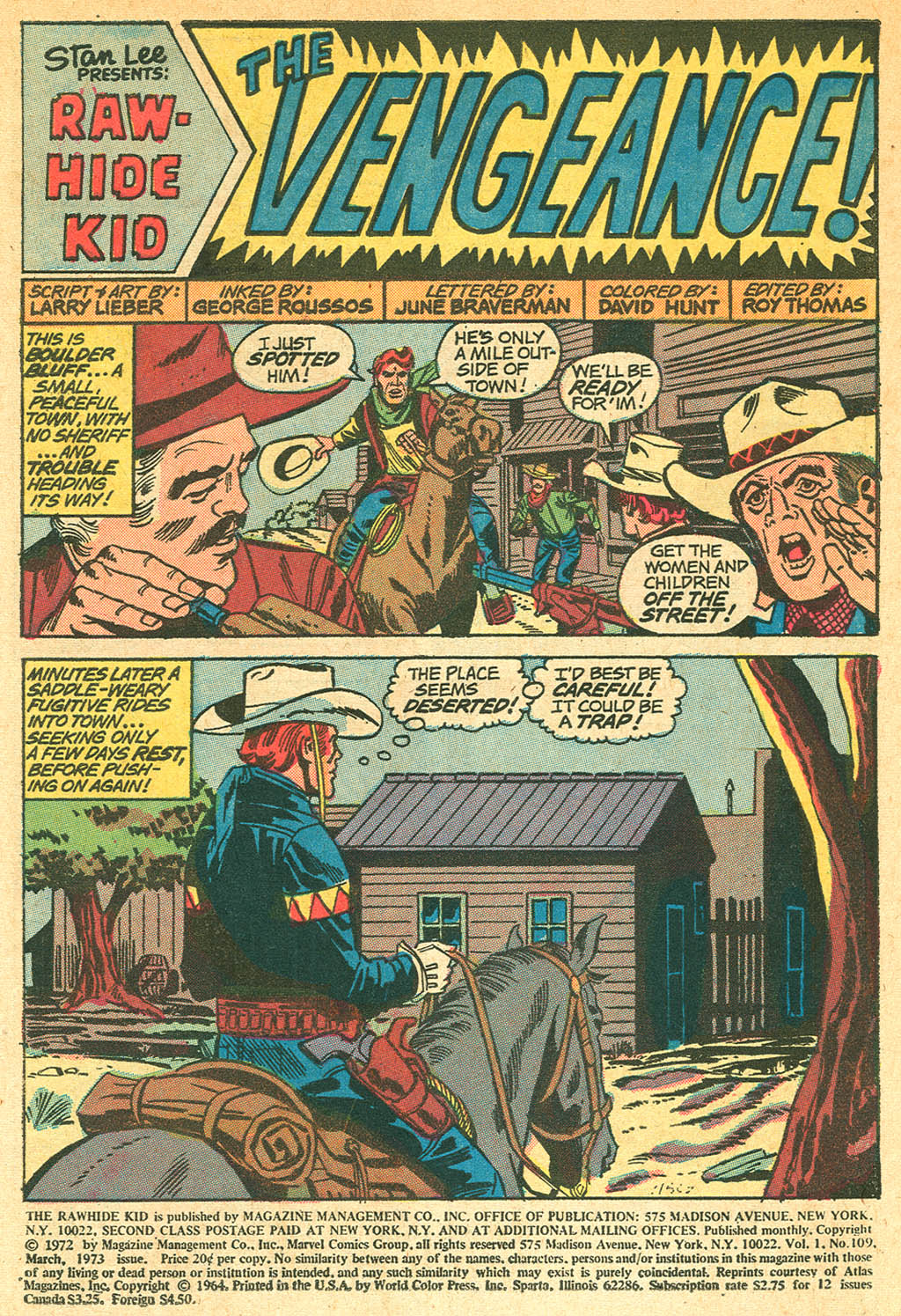 Read online The Rawhide Kid comic -  Issue #109 - 3