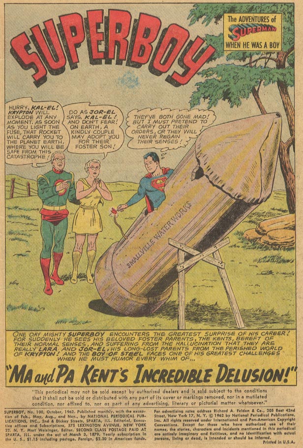 Read online Superboy (1949) comic -  Issue #100 - 2