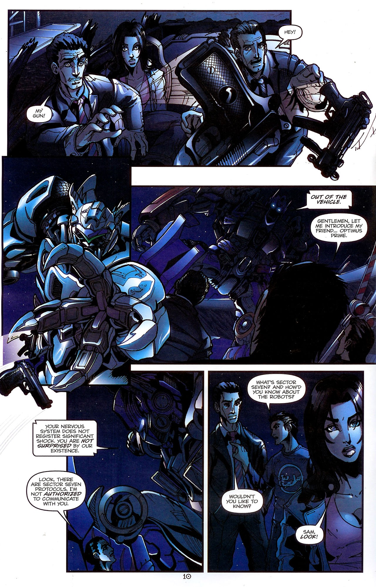 Read online Transformers: The Movie Adaptation comic -  Issue #3 - 12