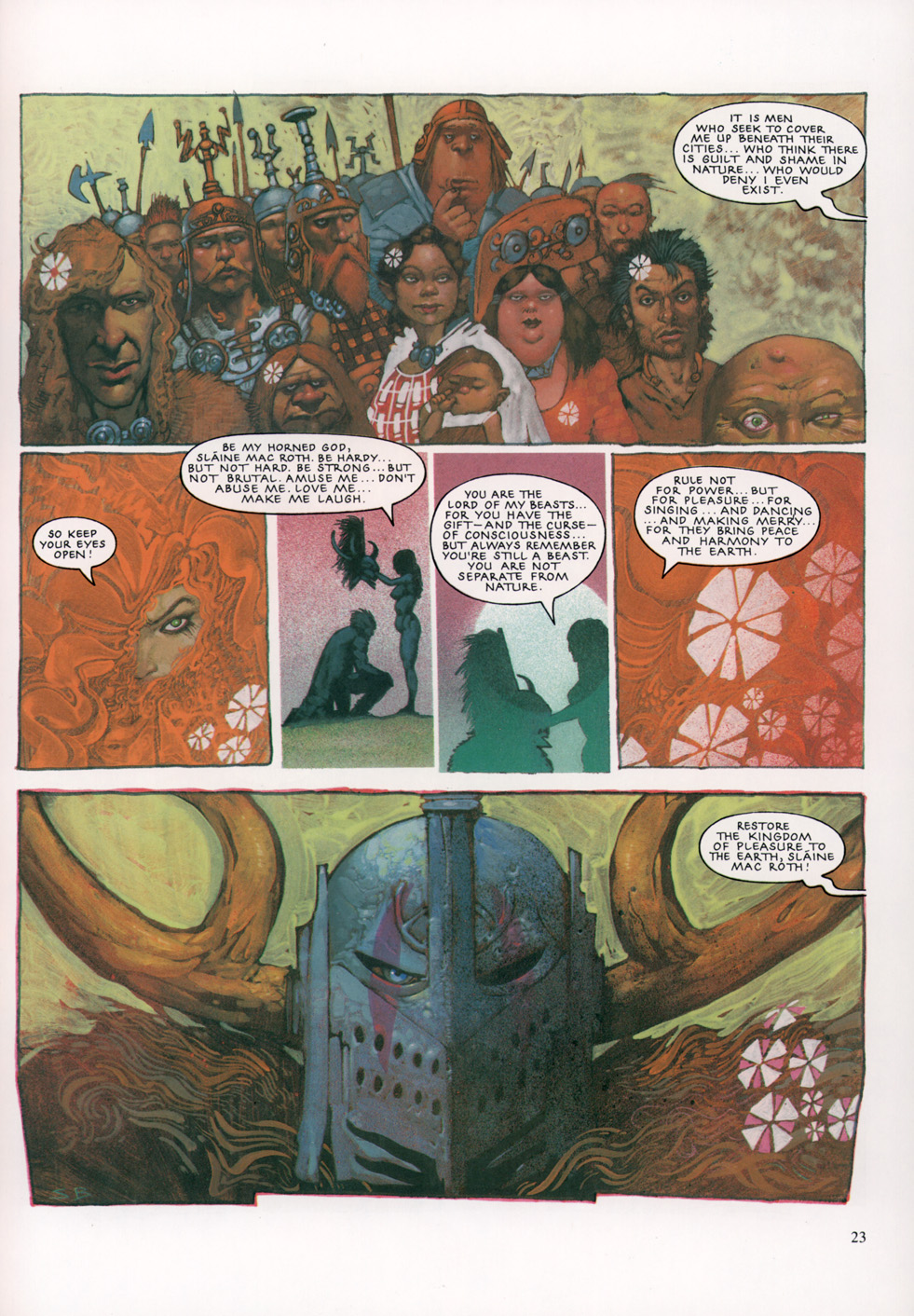 Read online Slaine: The Horned God (1993) comic -  Issue #4 - 24