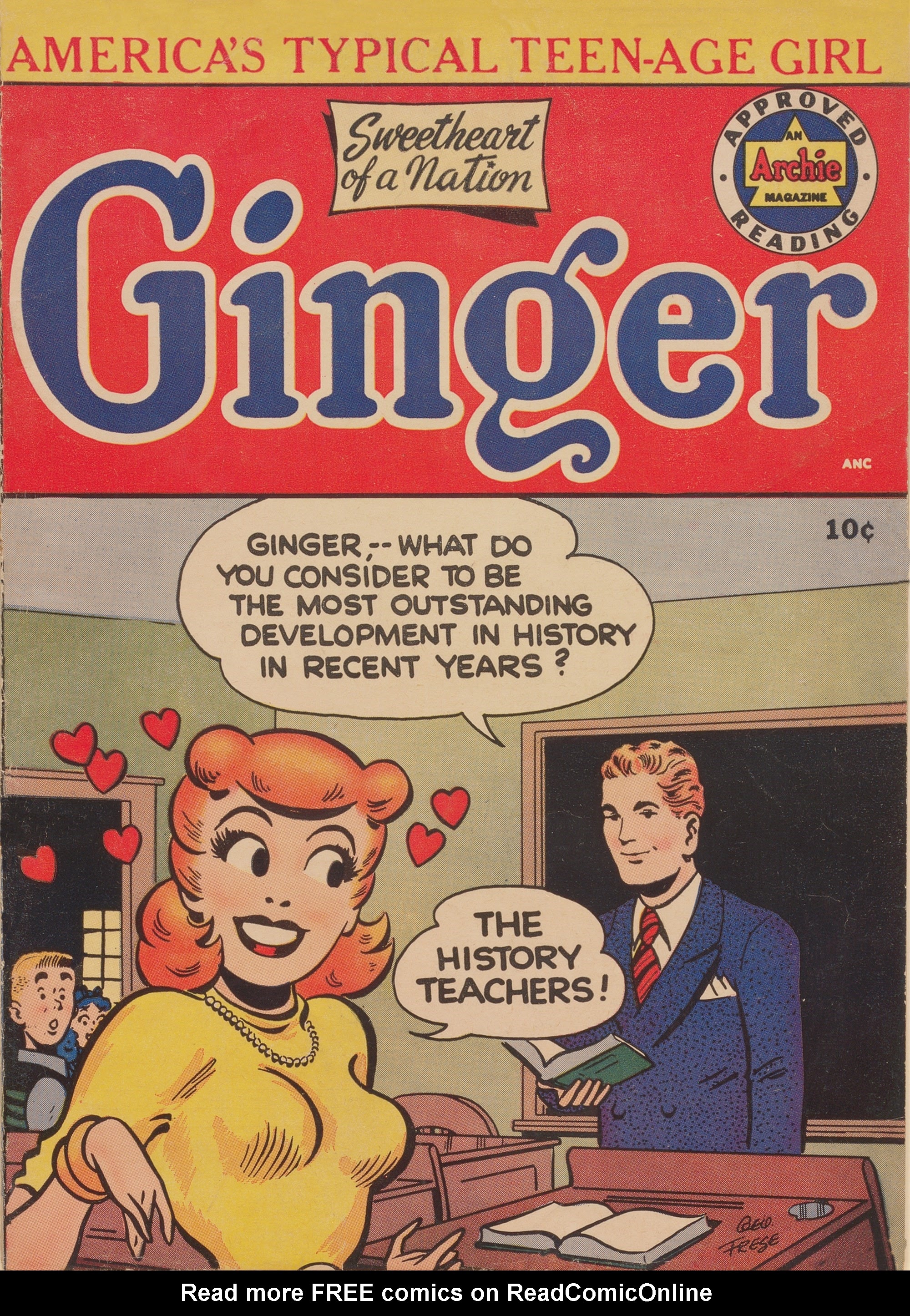 Read online Ginger comic -  Issue #1 - 1