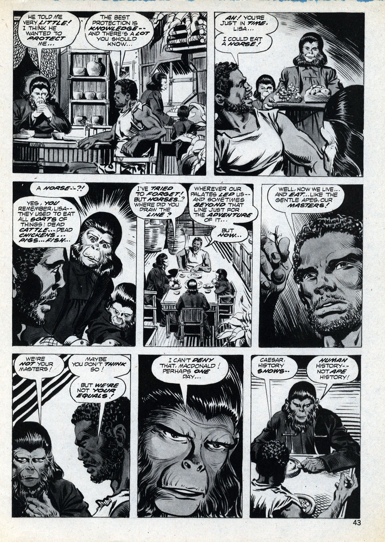 Read online Planet of the Apes comic -  Issue #23 - 43