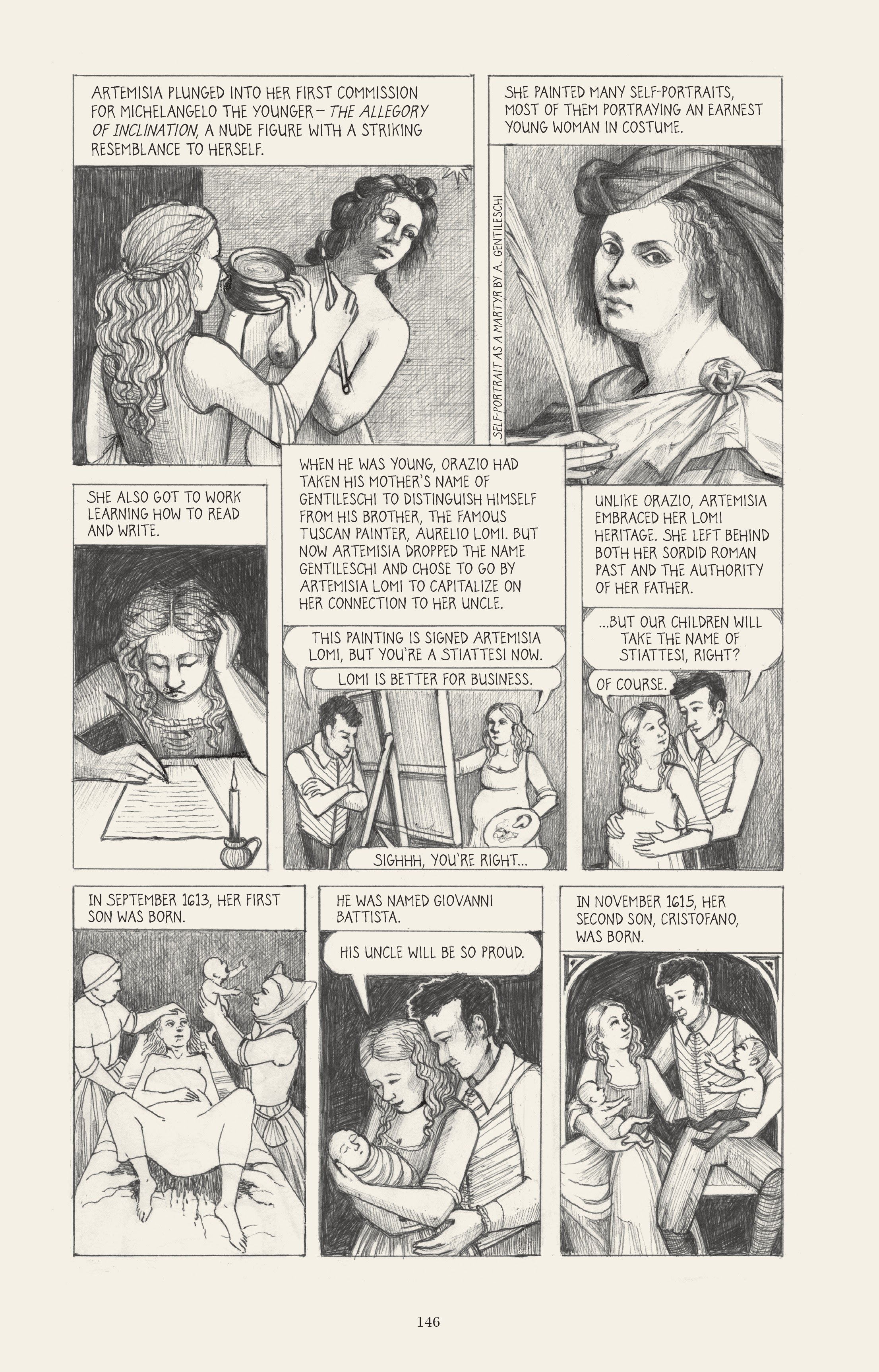 Read online I Know What I Am: The Life and Times of Artemisia Gentileschi comic -  Issue # TPB (Part 2) - 53