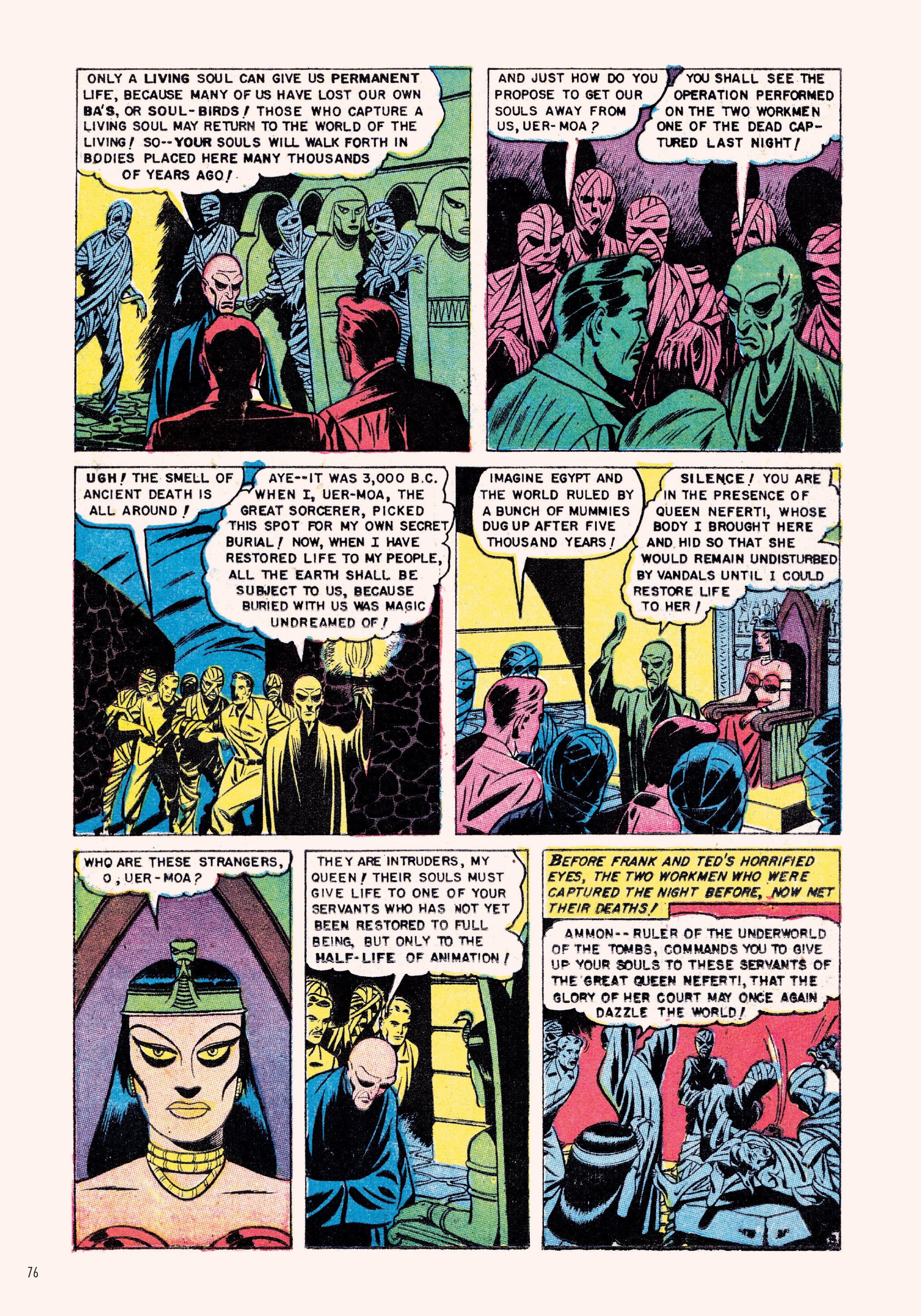 Read online Classic Monsters of Pre-Code Horror Comics: Mummies comic -  Issue # TPB - 76