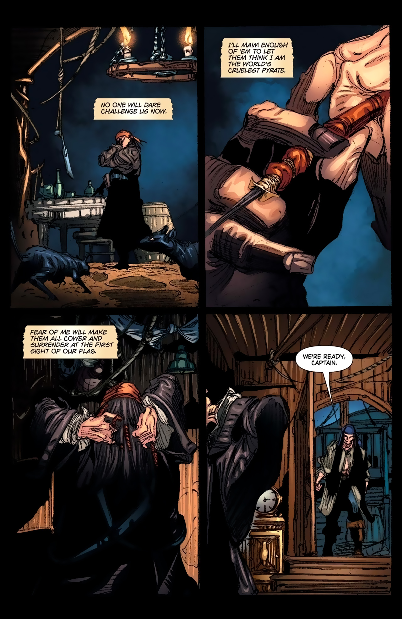 Read online Blackbeard: Legend of the Pyrate King comic -  Issue #6 - 22