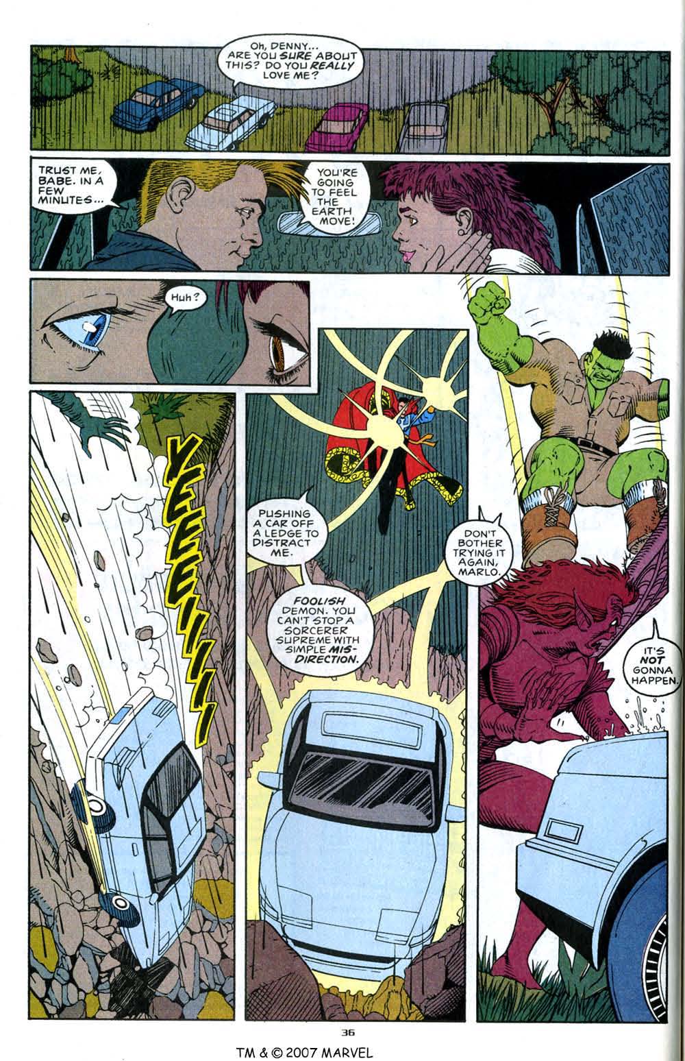 Read online The Incredible Hulk Annual comic -  Issue #18 - 38