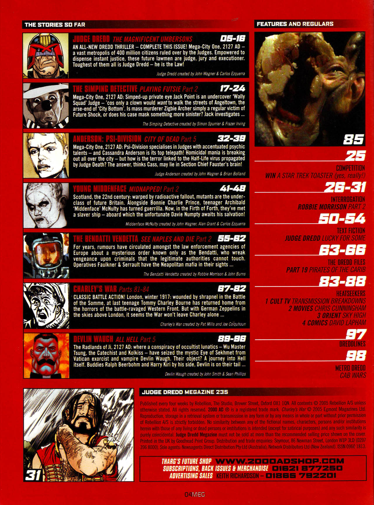 Read online Judge Dredd Megazine (Vol. 5) comic -  Issue #235 - 4