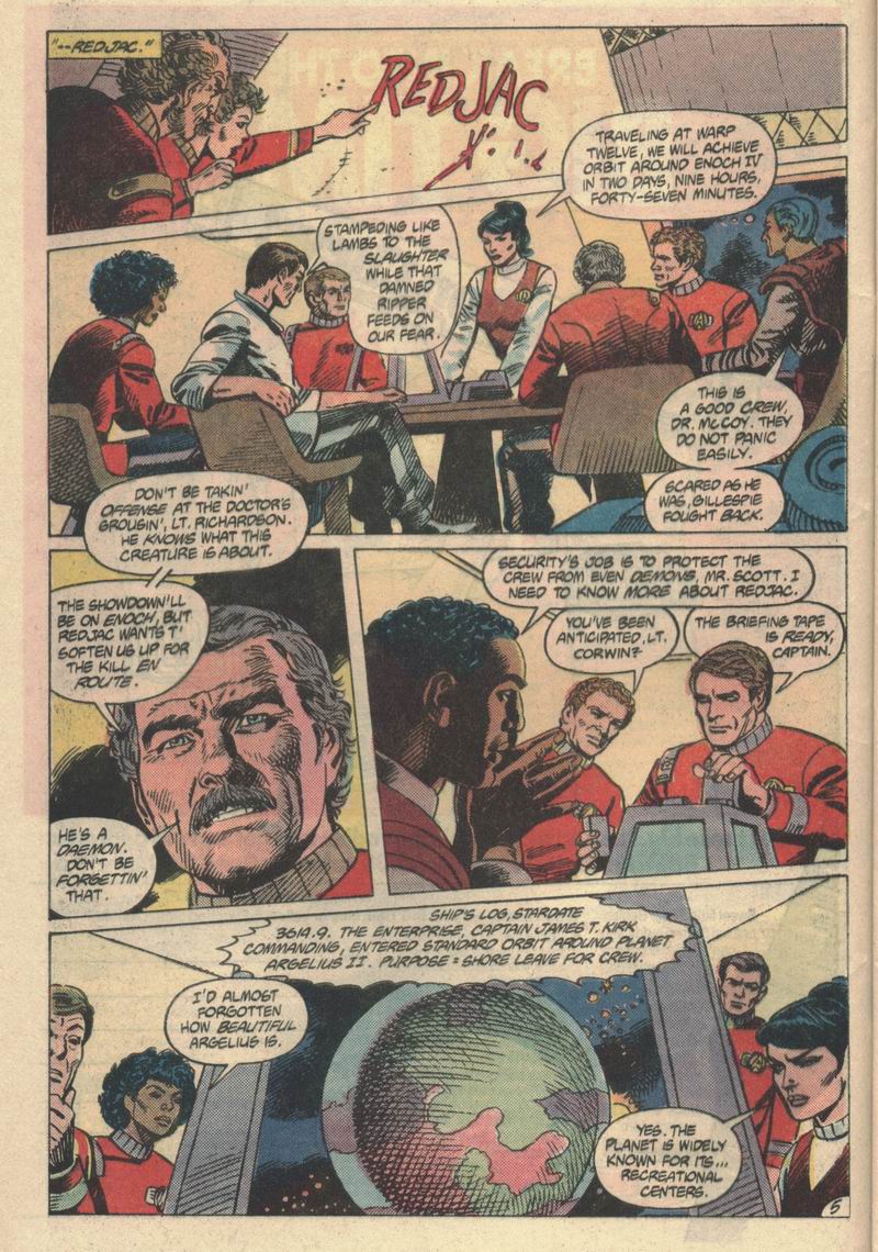 Read online Star Trek (1984) comic -  Issue #22 - 6