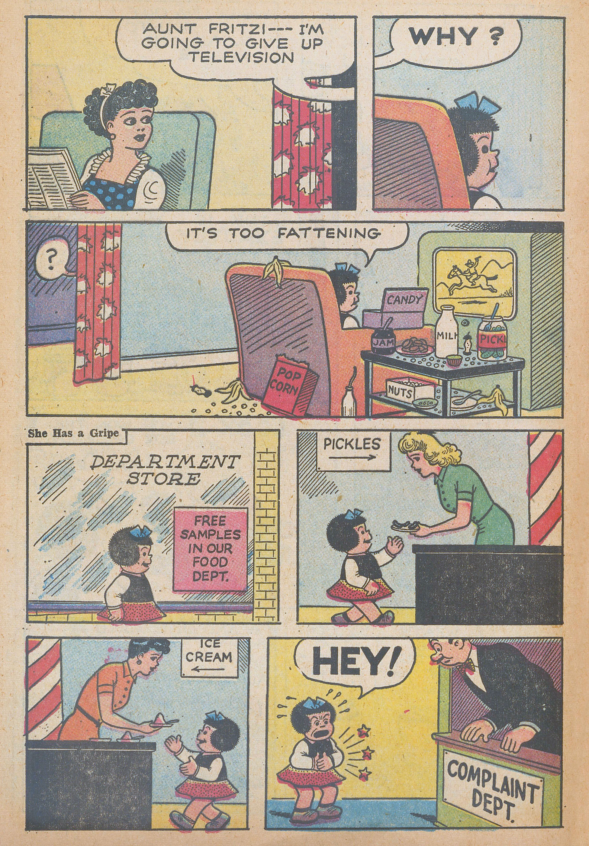 Read online Fritzi Ritz (1953) comic -  Issue #54 - 28