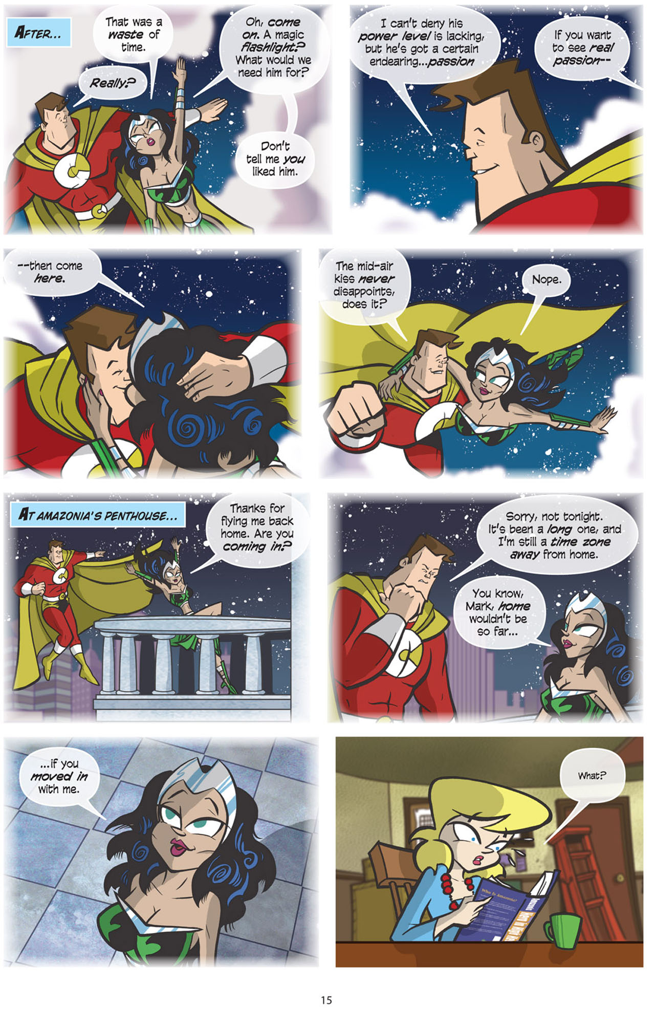 Read online Love and Capes comic -  Issue #6 - 17