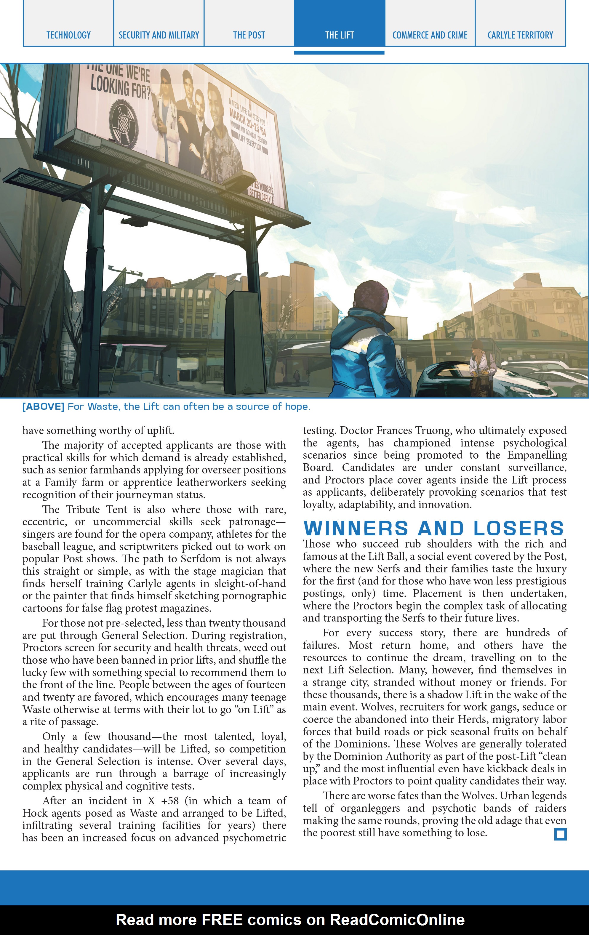 Read online Lazarus Sourcebook comic -  Issue # Vol. 1 - 17