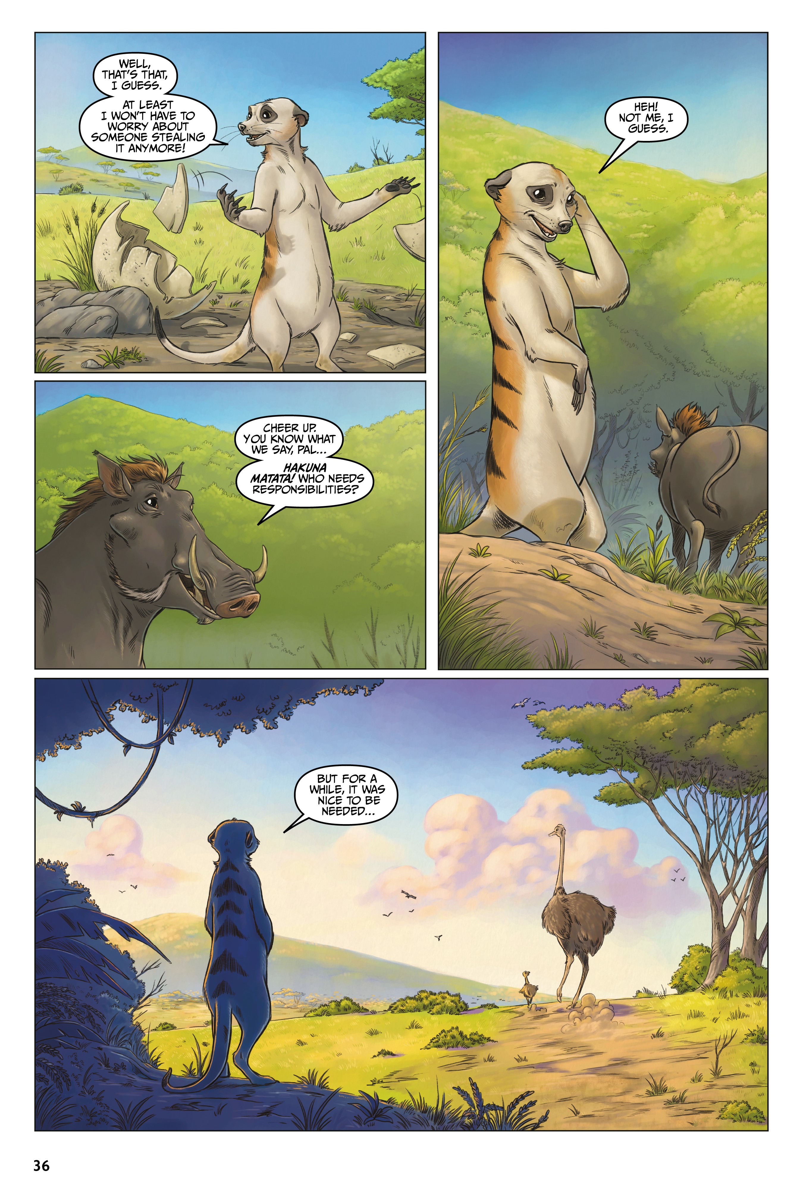 Read online Disney The Lion King: Wild Schemes and Catastrophes comic -  Issue # TPB - 37