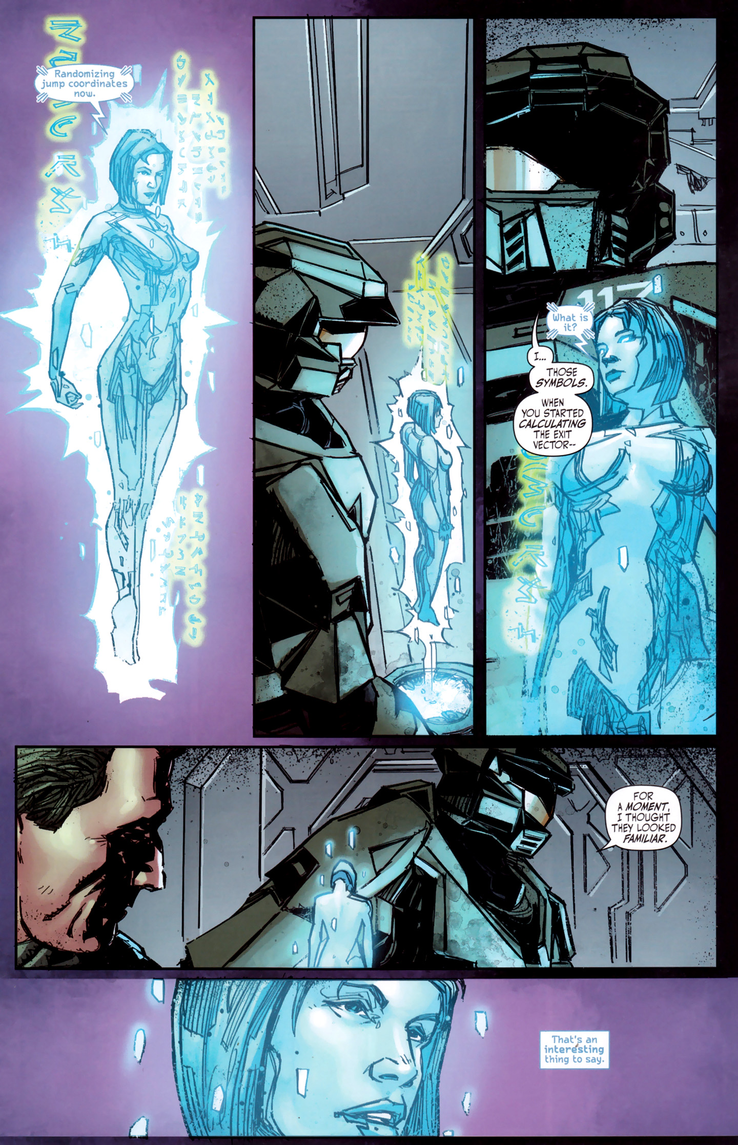 Read online Halo: Fall Of Reach - Invasion comic -  Issue #4 - 26