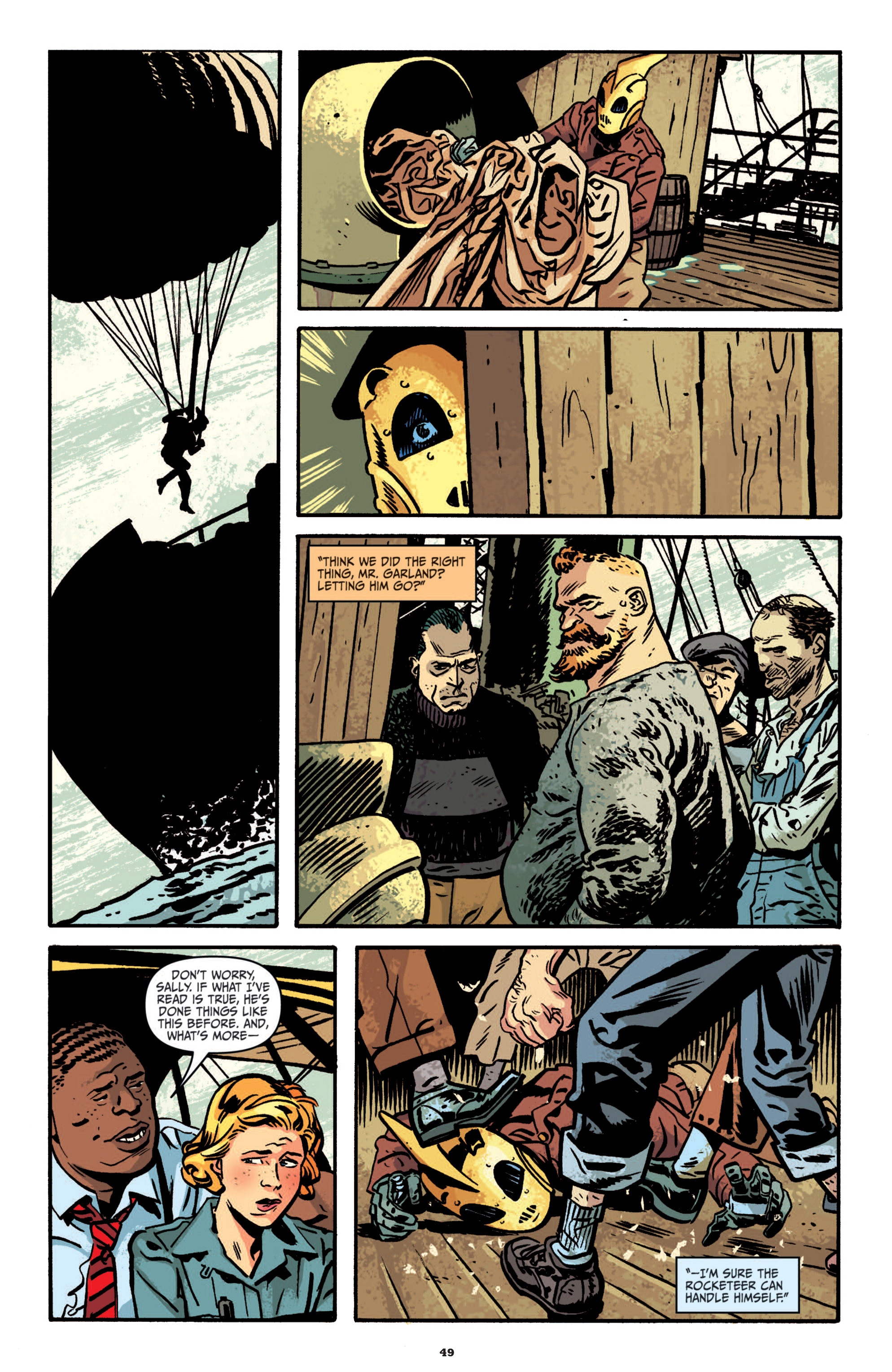 Read online The Rocketeer: Cargo of Doom comic -  Issue # TPB - 48