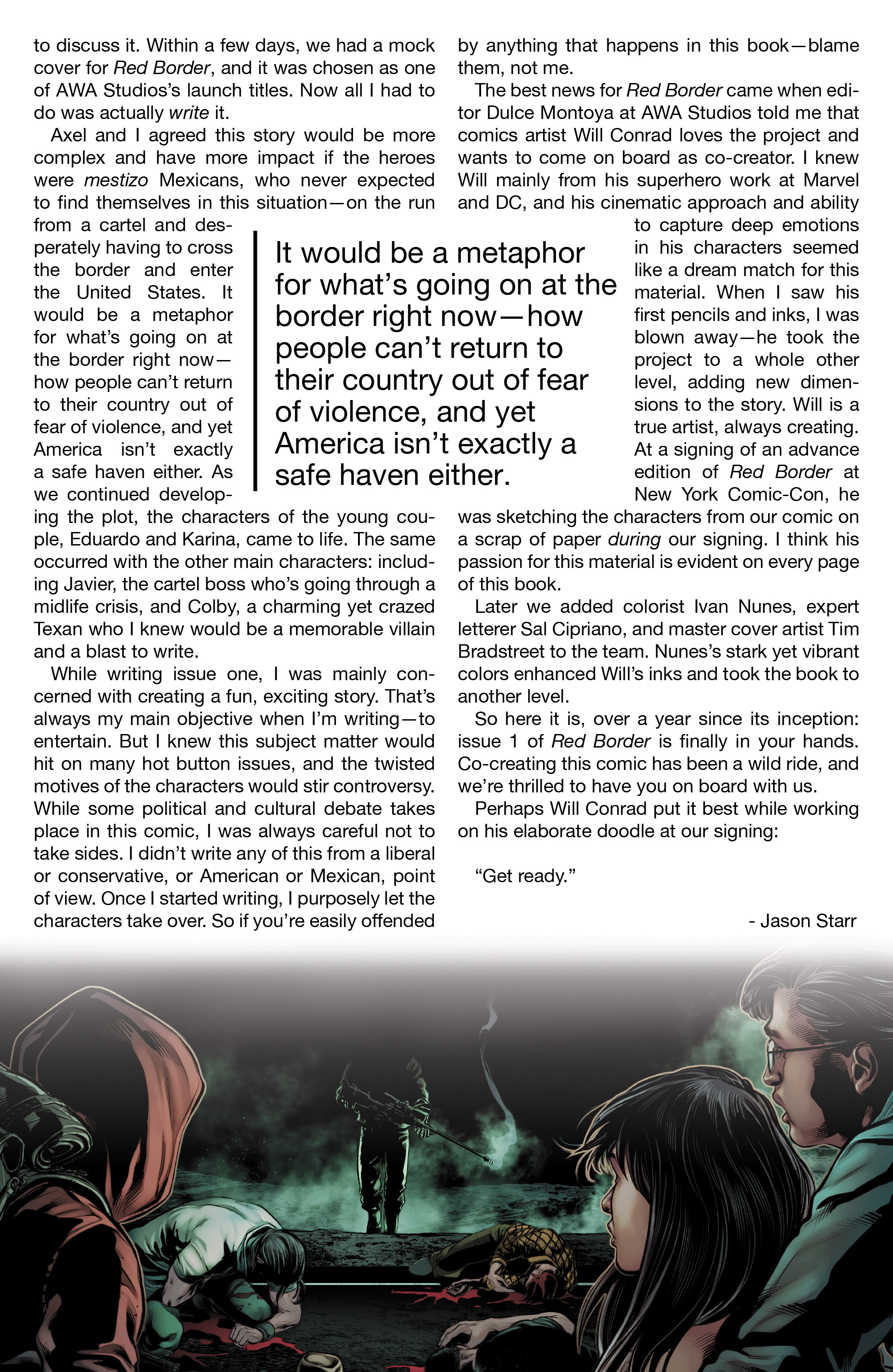 Read online Red Border comic -  Issue #1 - 25