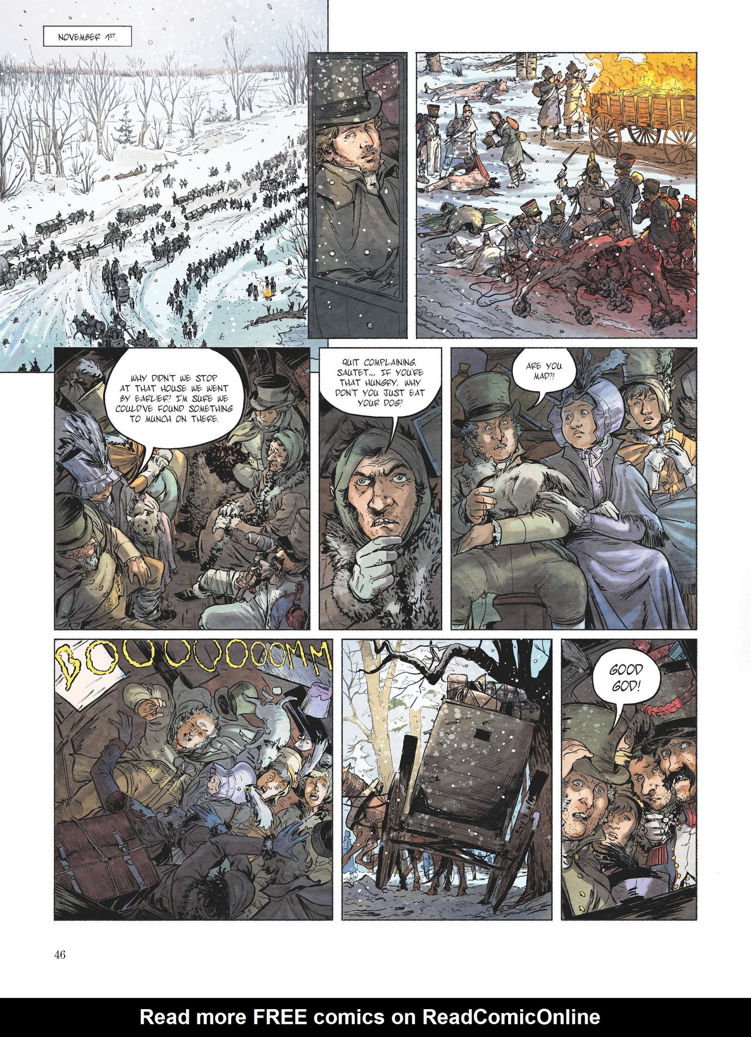 Read online Berezina comic -  Issue #2 - 44