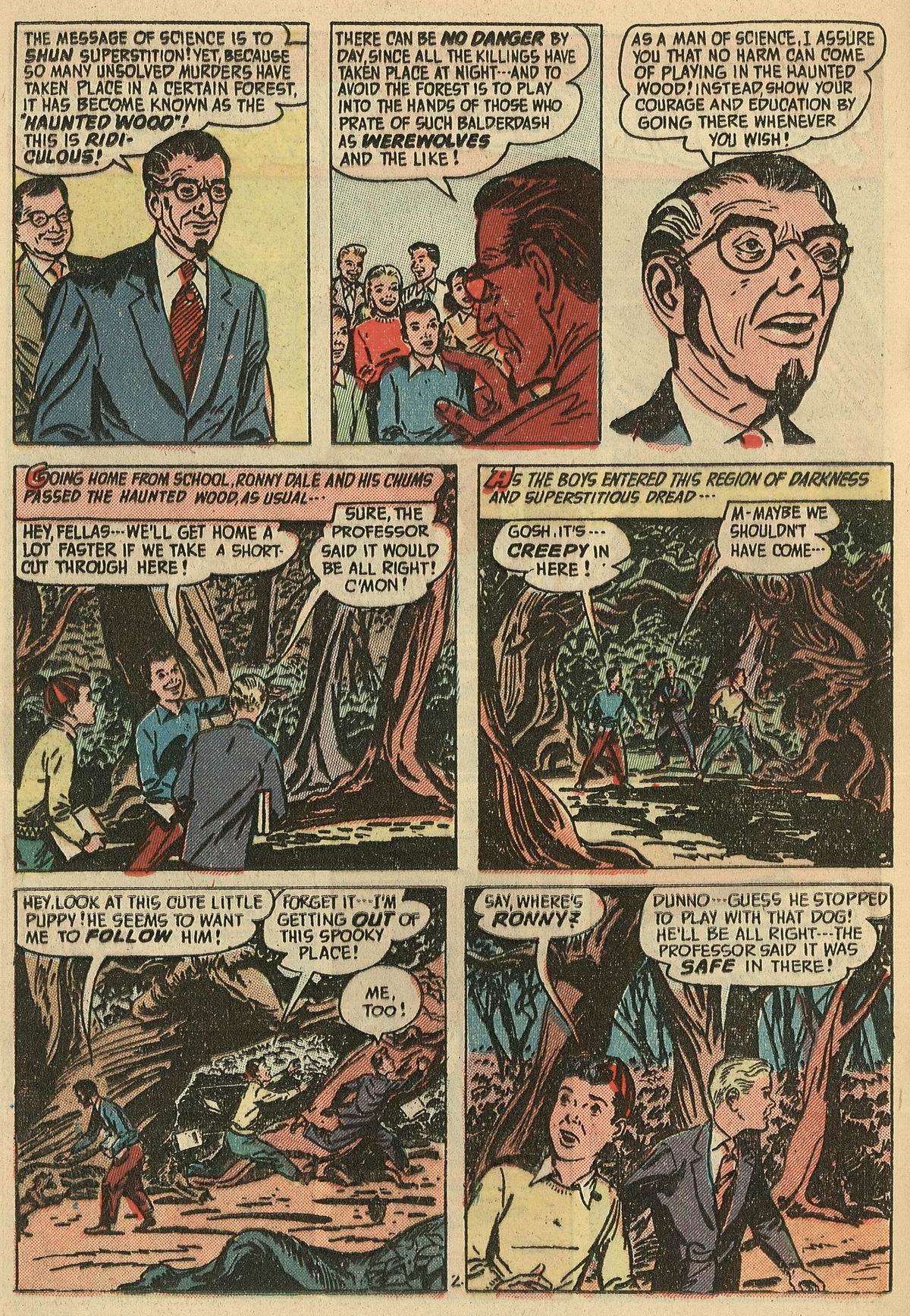 Read online Adventures Into The Unknown comic -  Issue #45 - 12