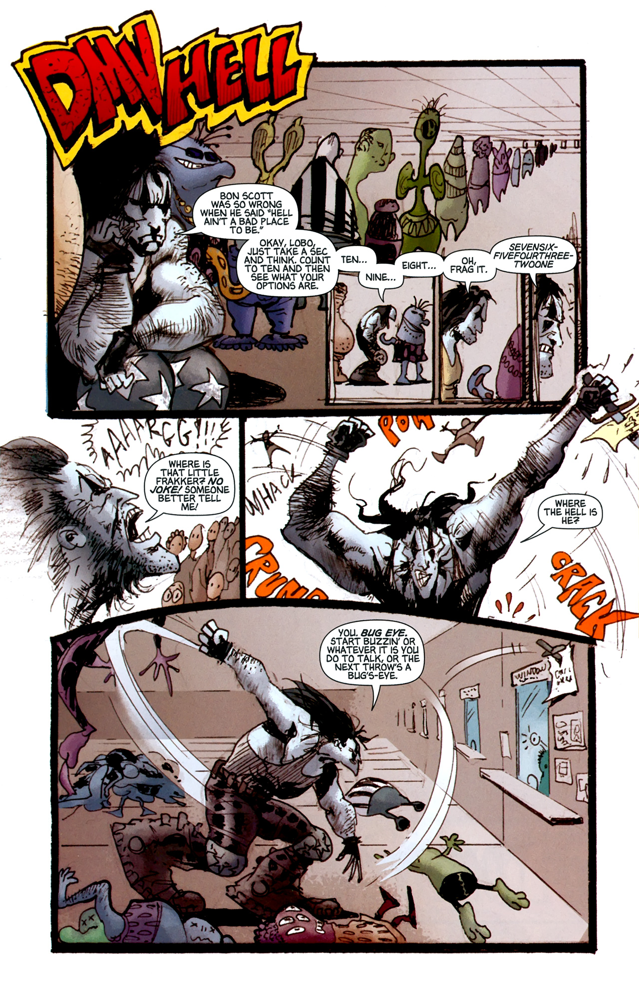 Read online Lobo: Highway to Hell comic -  Issue #2 - 22