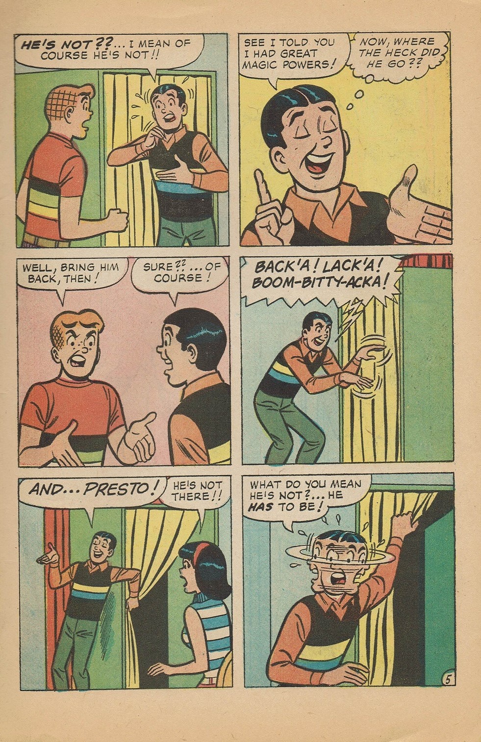 Read online Reggie and Me (1966) comic -  Issue #31 - 7