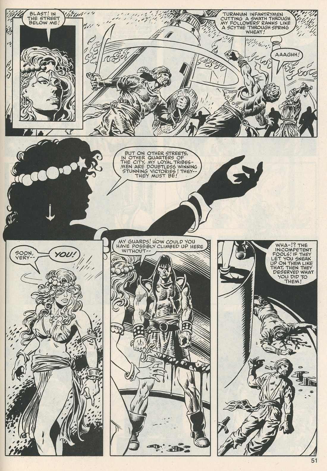 Read online The Savage Sword Of Conan comic -  Issue #112 - 53