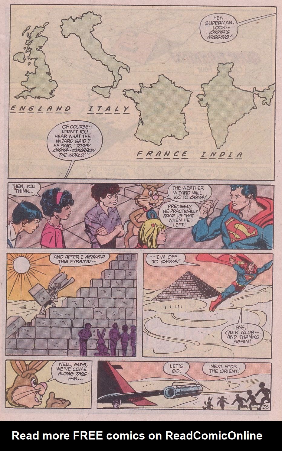 Read online Superman Meets the Quik Bunny comic -  Issue # Full - 27