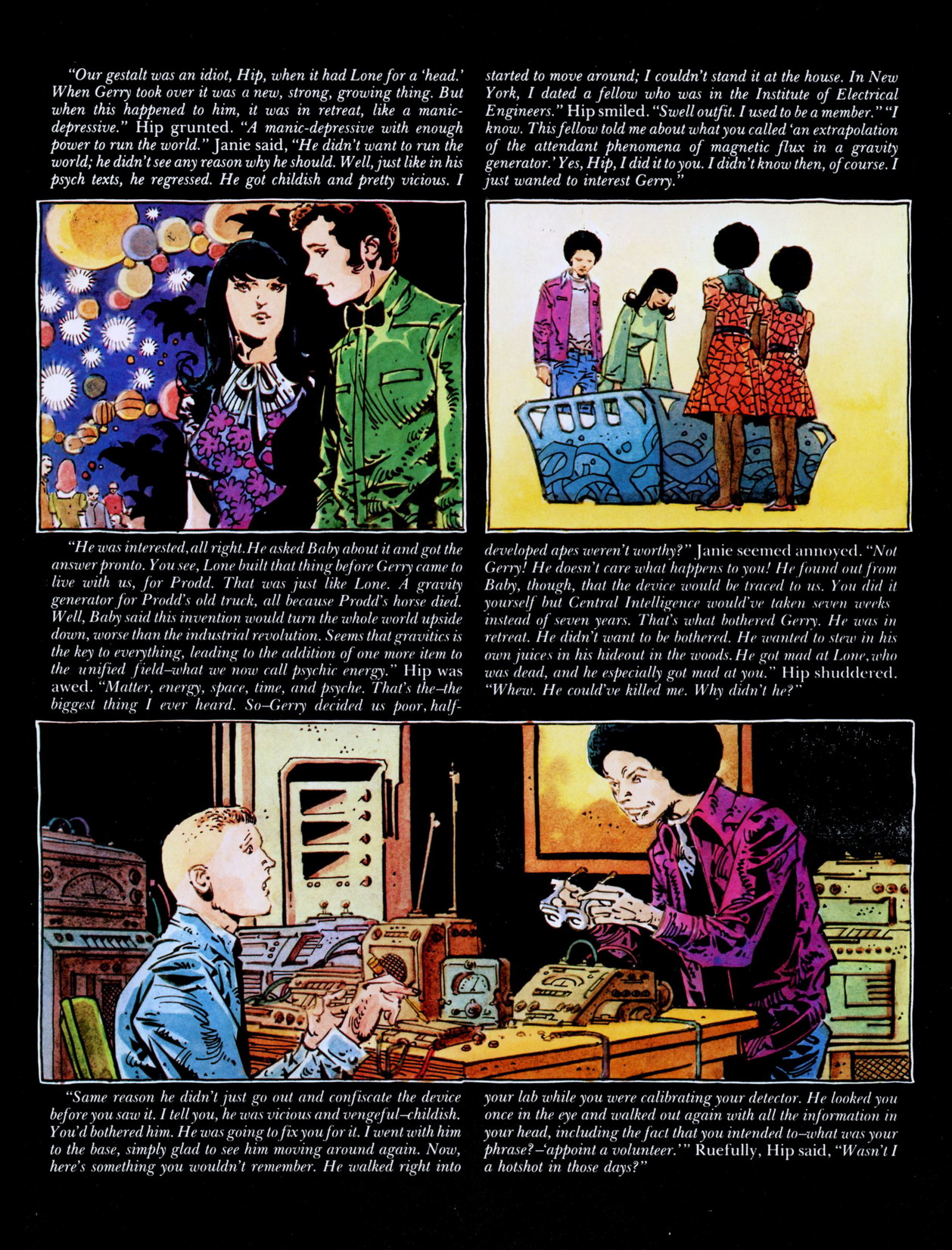 Read online Heavy Metal Presents Theodore Sturgeon's More Than Human comic -  Issue # TPB - 101