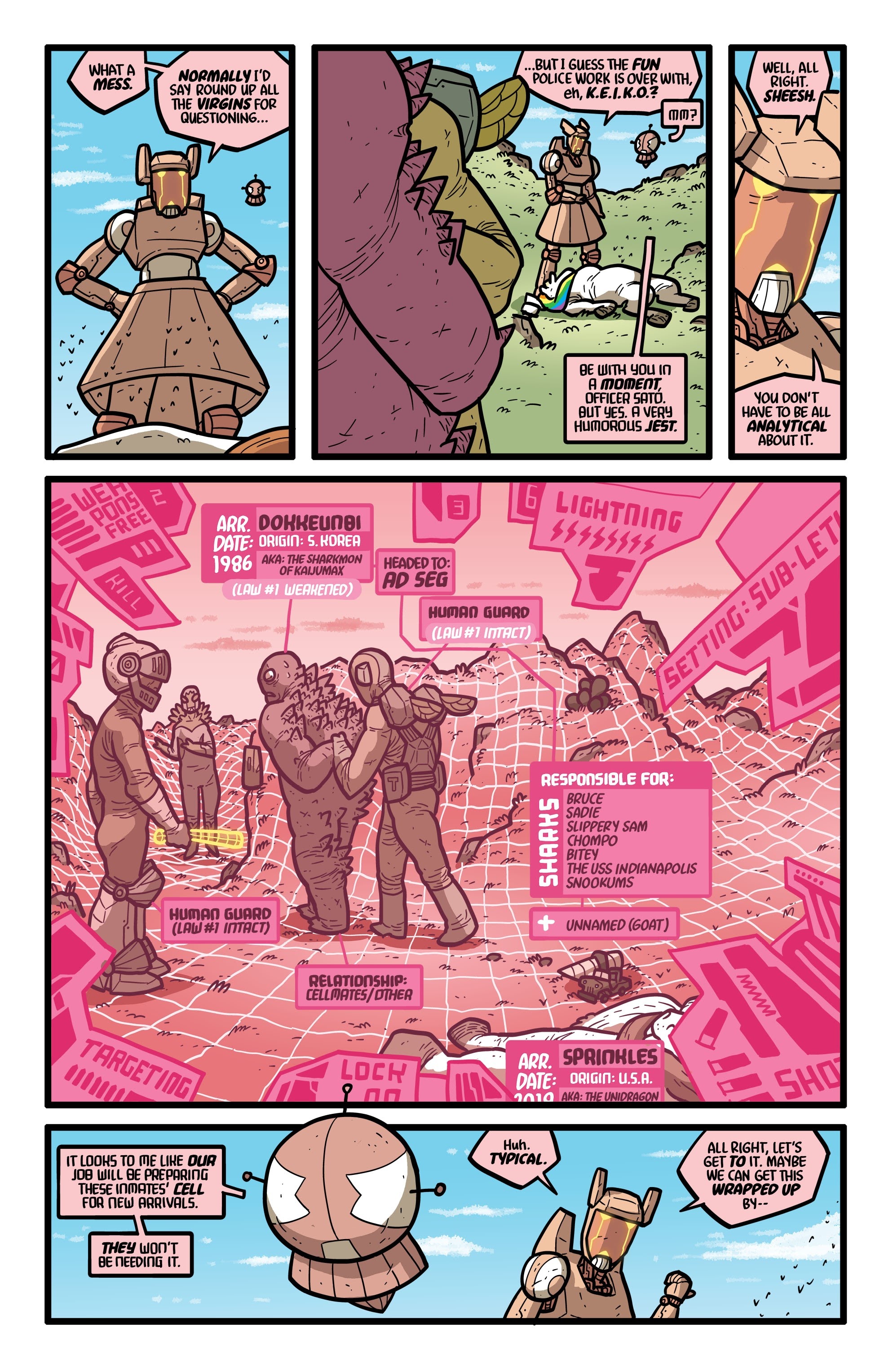 Read online Kaijumax Season 5 comic -  Issue #5 - 5