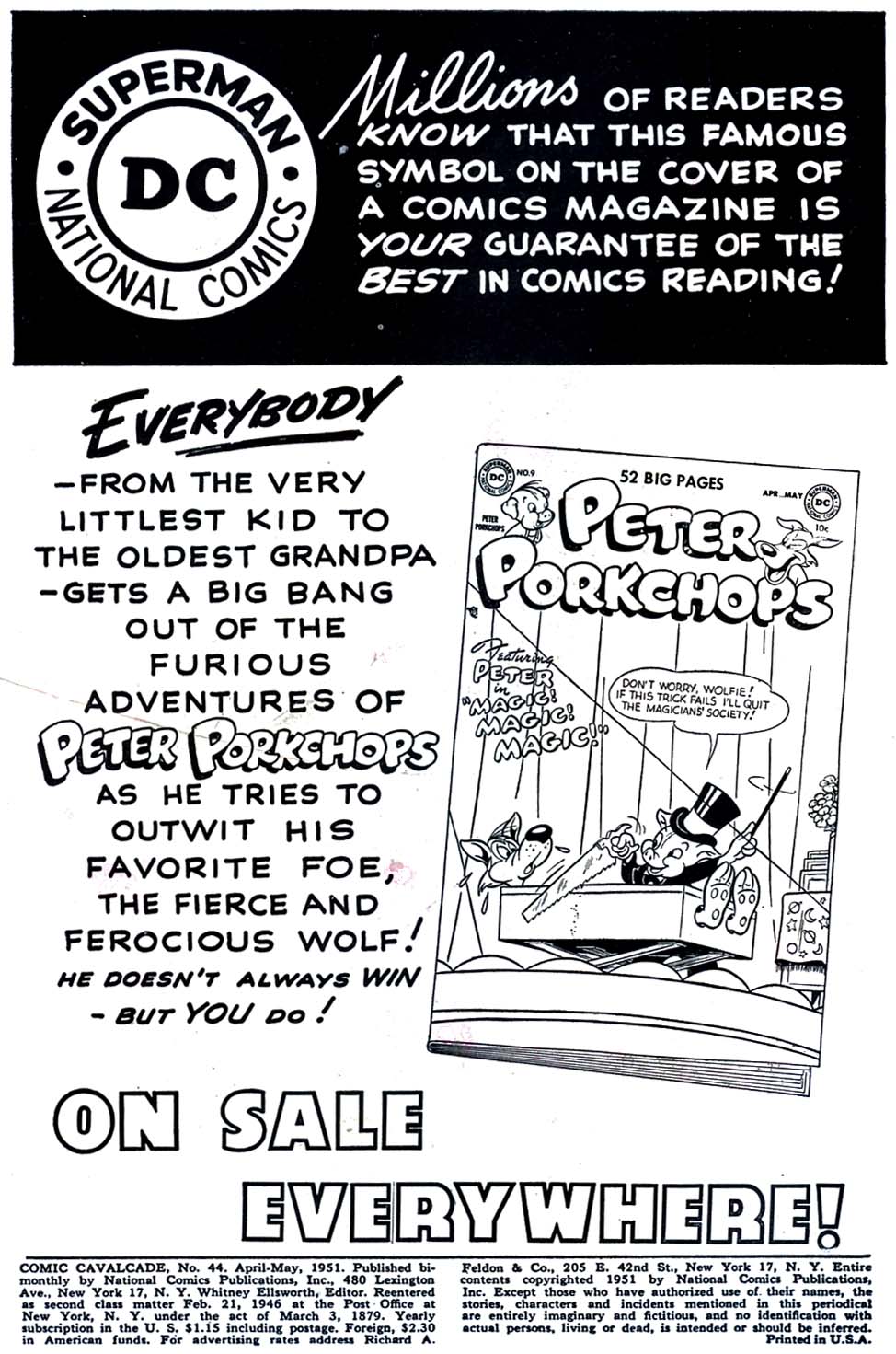 Read online Comic Cavalcade comic -  Issue #44 - 2