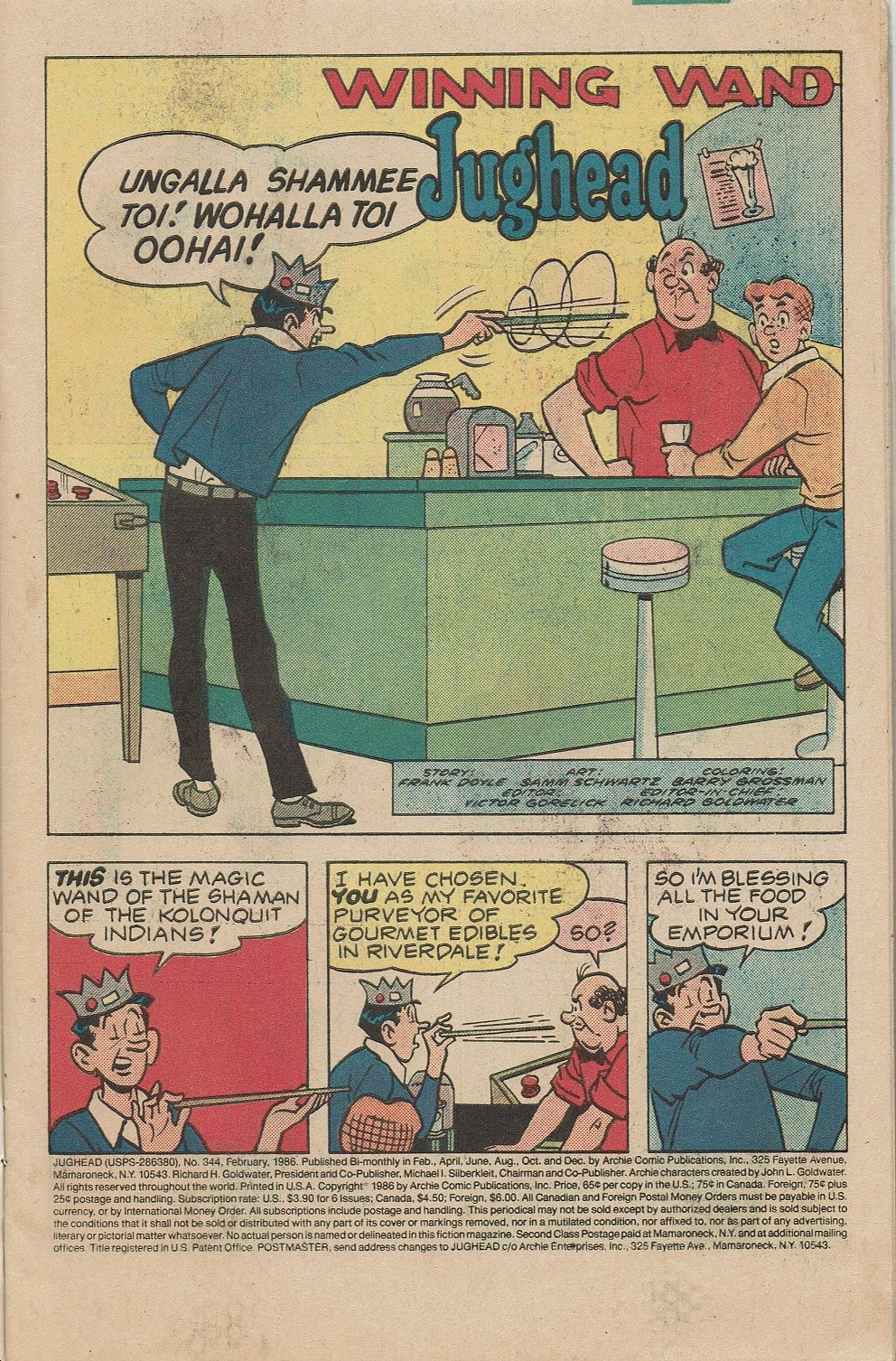 Read online Jughead (1965) comic -  Issue #344 - 3