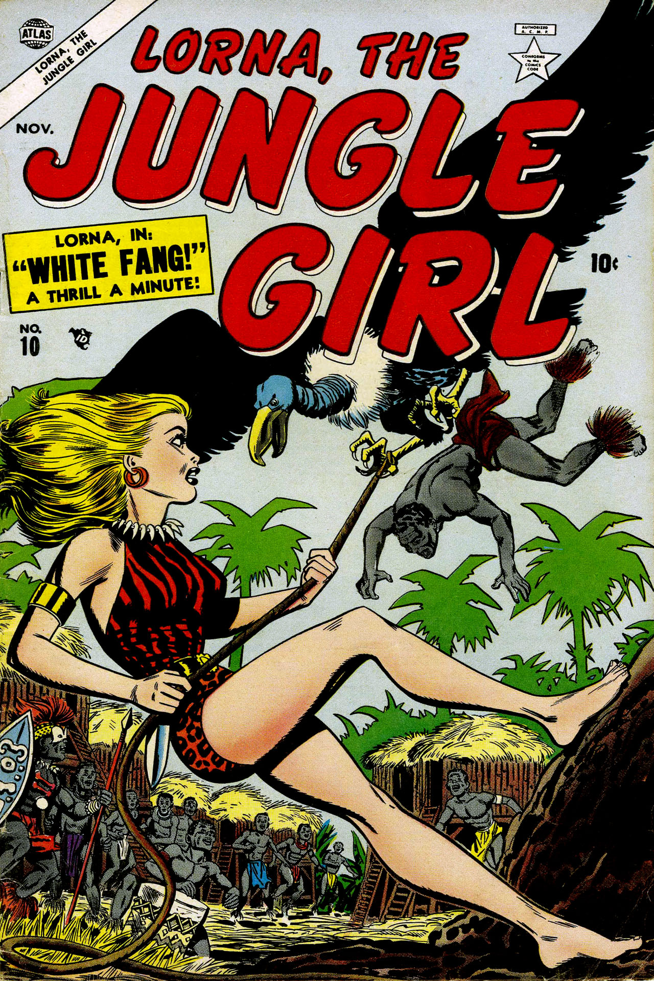 Read online Lorna, The Jungle Girl comic -  Issue #10 - 1