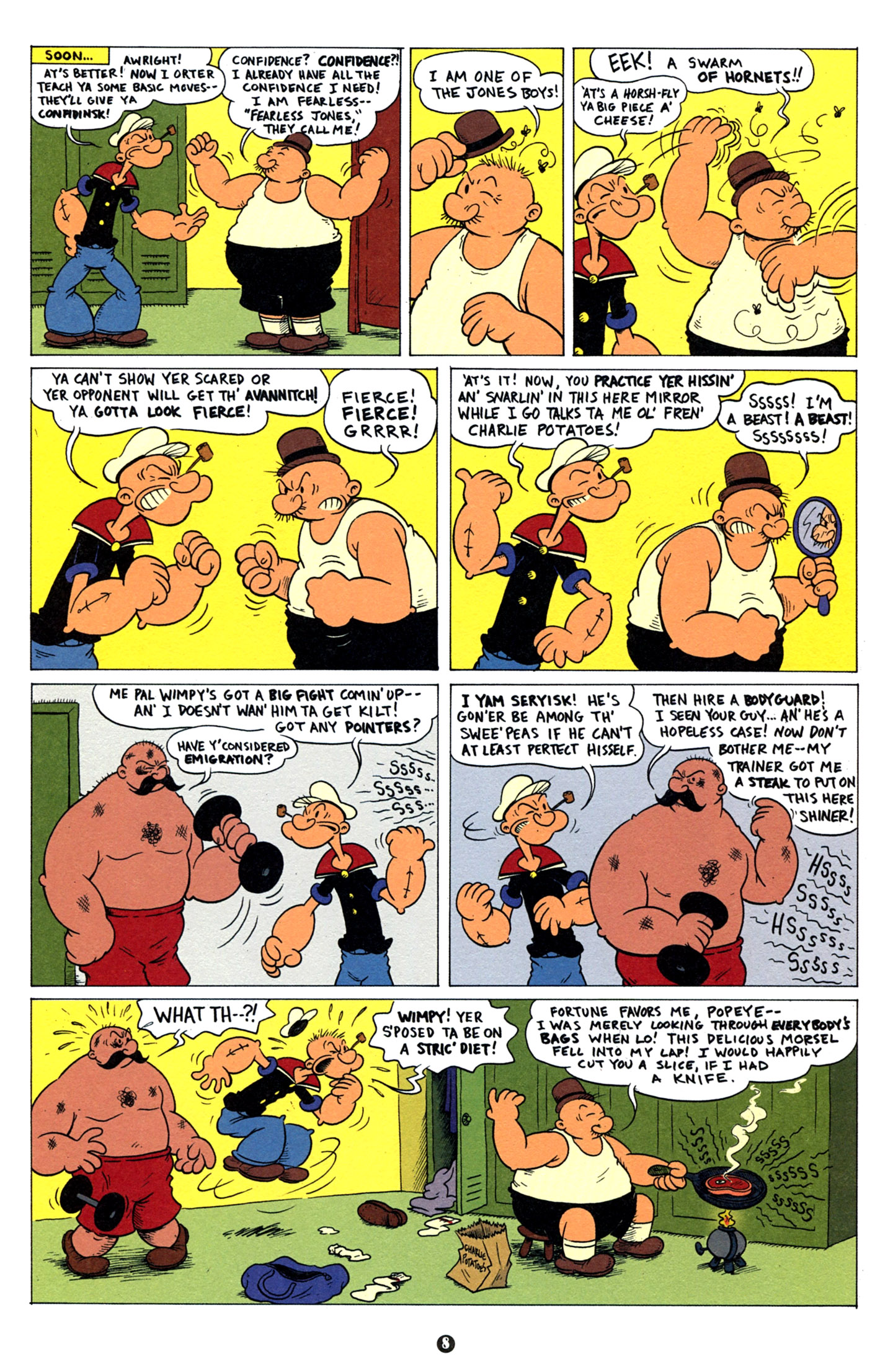 Read online Popeye (2012) comic -  Issue #3 - 10