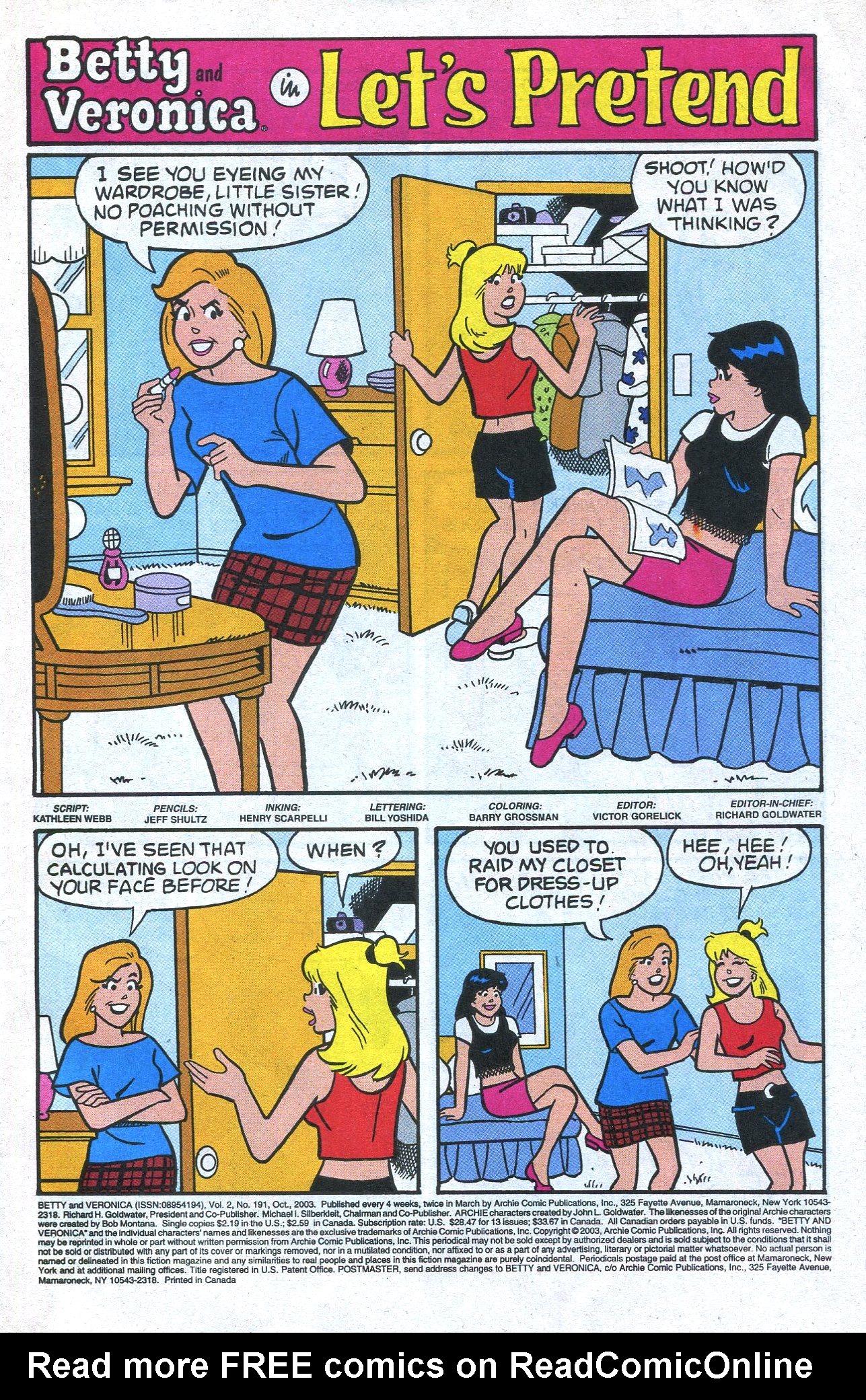Read online Betty and Veronica (1987) comic -  Issue #191 - 3