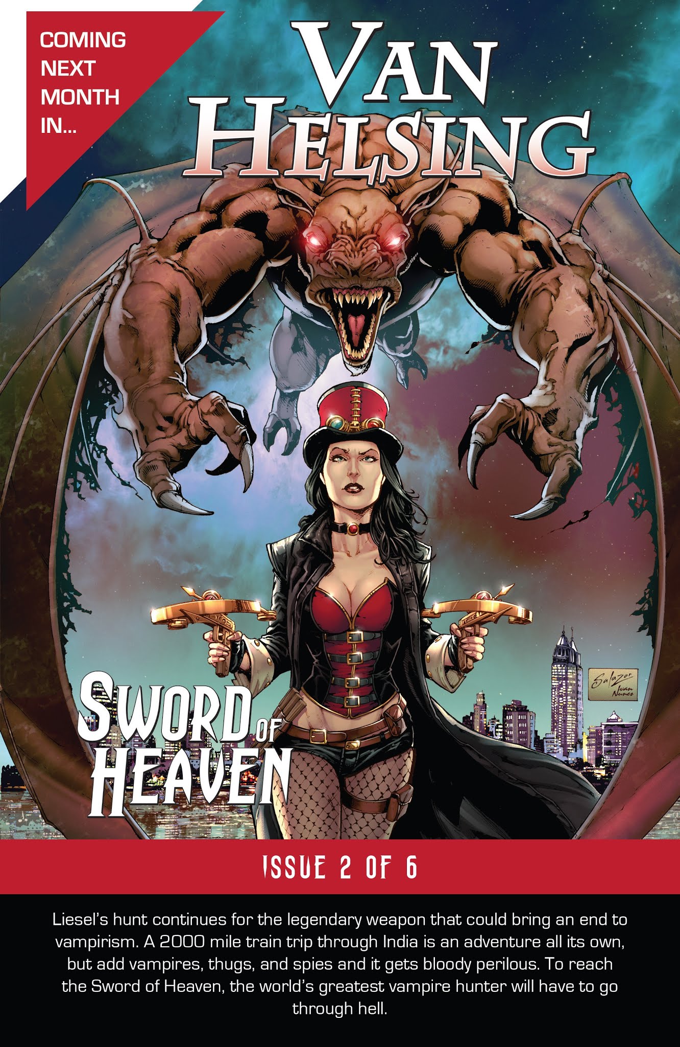 Read online Van Helsing: Sword of Heaven comic -  Issue #1 - 25