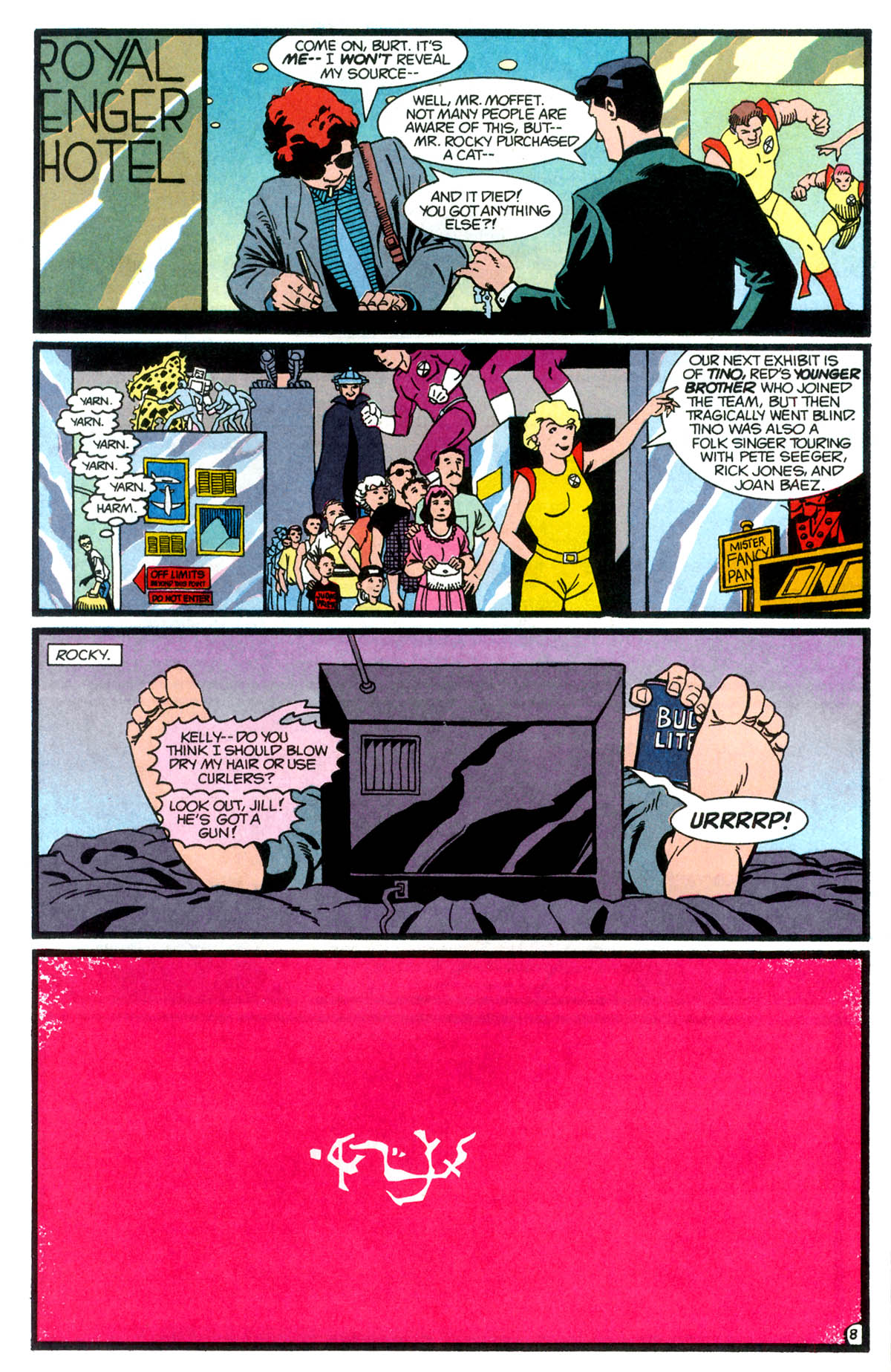 Read online Challengers of the Unknown (1991) comic -  Issue #1 - 10