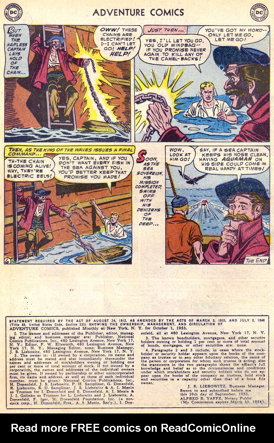 Read online Adventure Comics (1938) comic -  Issue #197 - 22