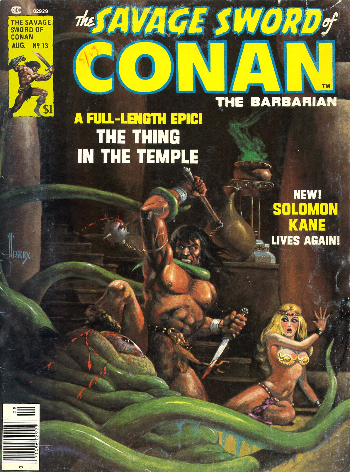 Read online The Savage Sword Of Conan comic -  Issue #13 - 1