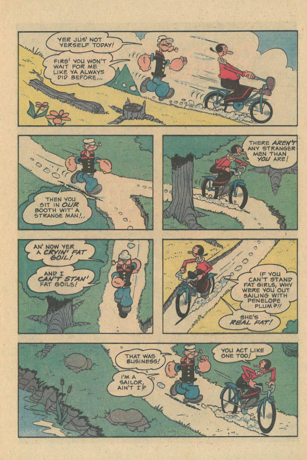 Read online Popeye (1948) comic -  Issue #162 - 28
