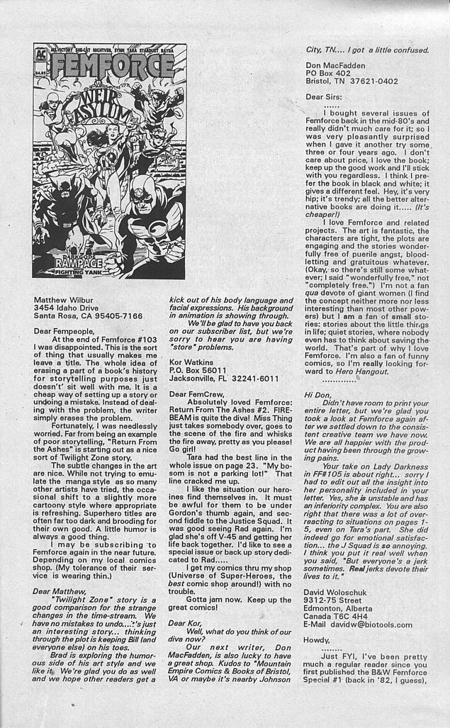 Read online Femforce comic -  Issue #106 - 29