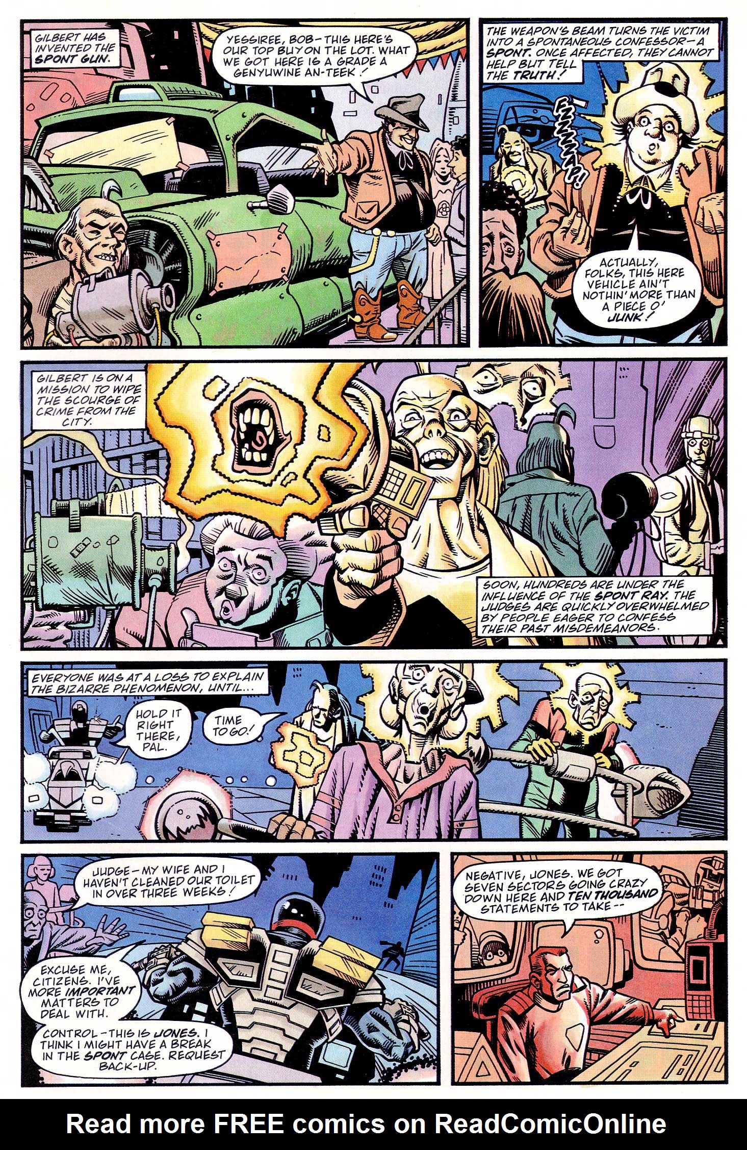 Read online Judge Dredd Lawman of the Future comic -  Issue #14 - 18