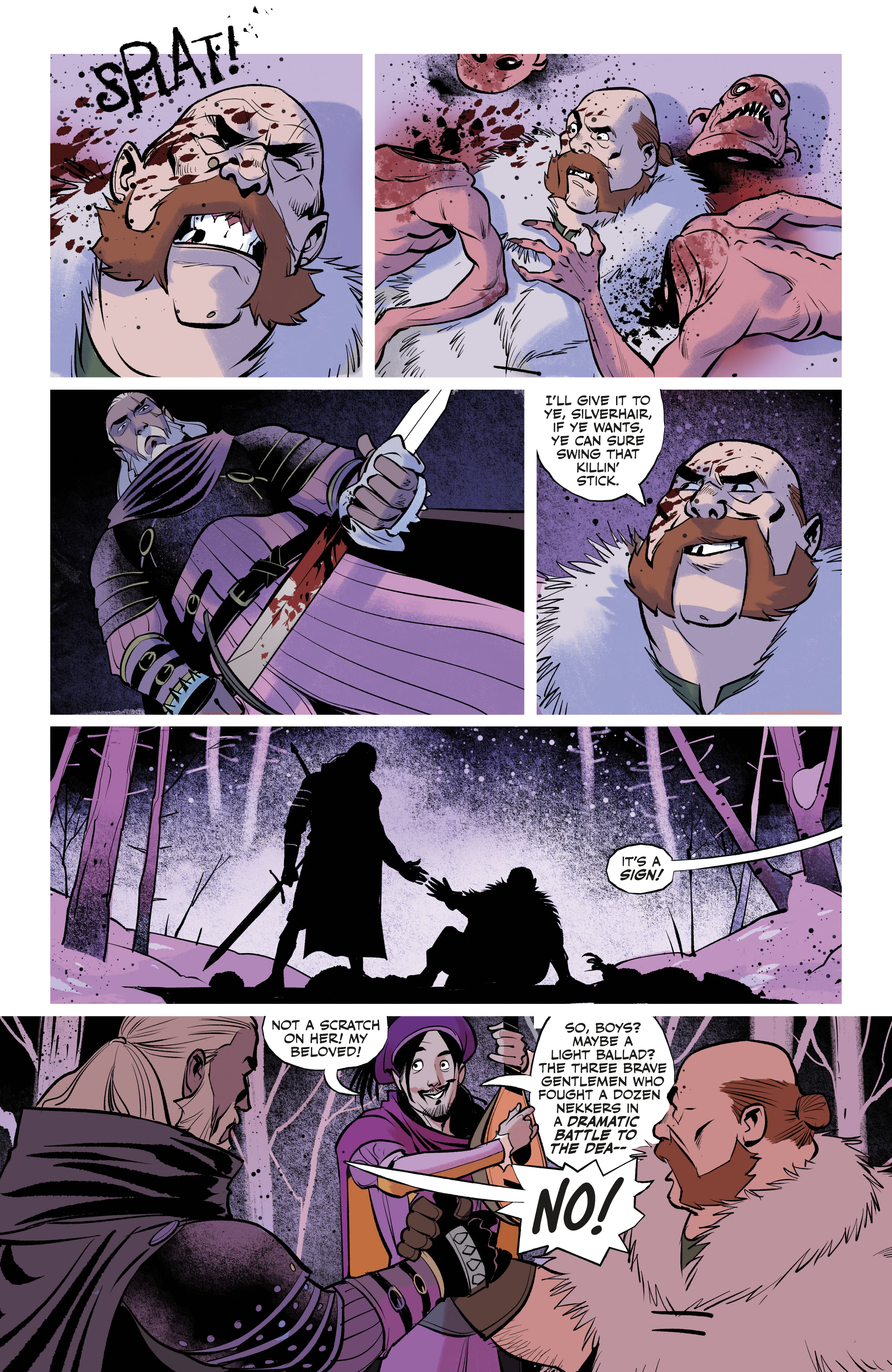 Read online The Witcher: The Ballad of Two Wolves comic -  Issue #3 - 12