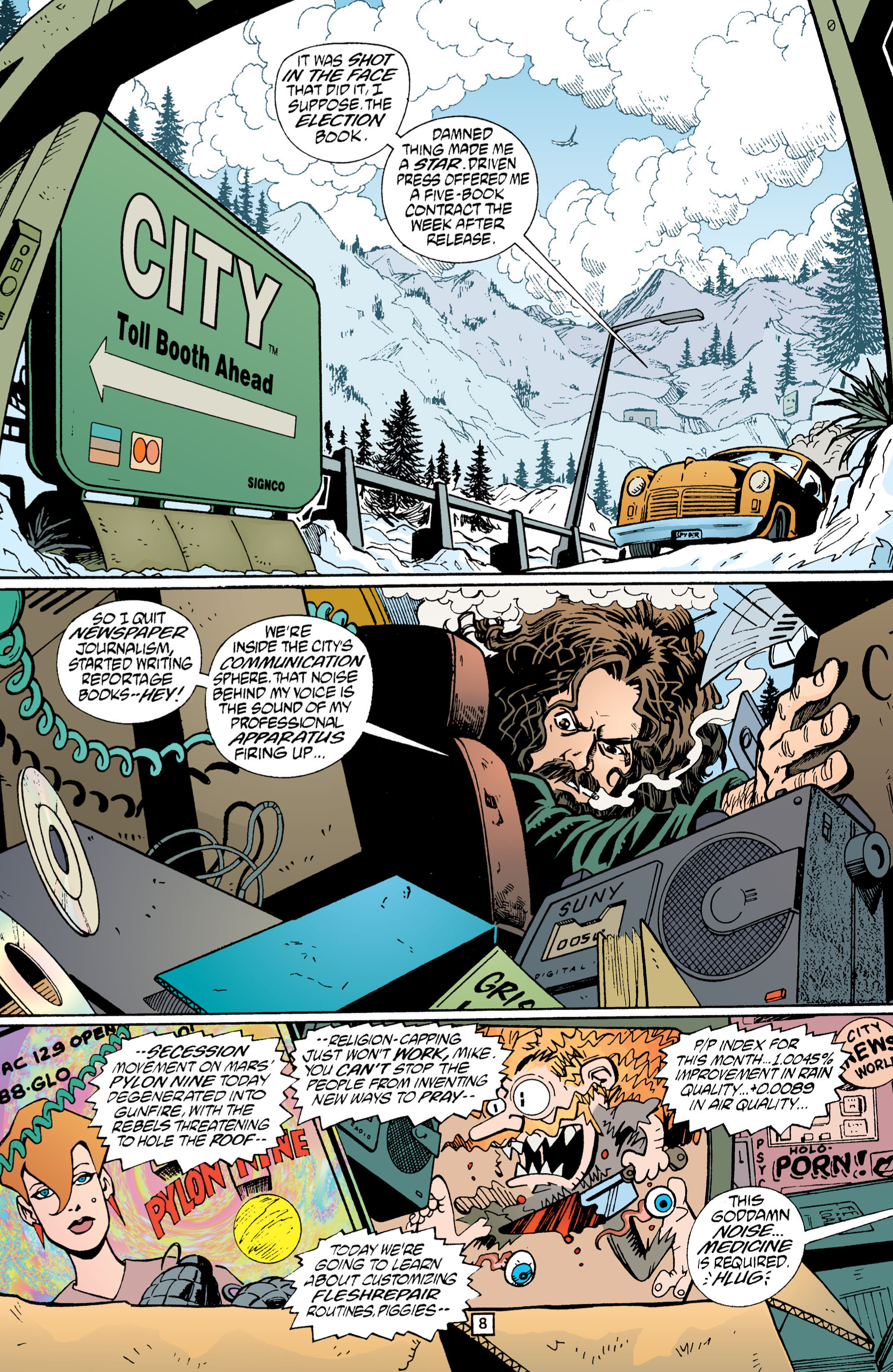 Read online Transmetropolitan comic -  Issue #1 - 9
