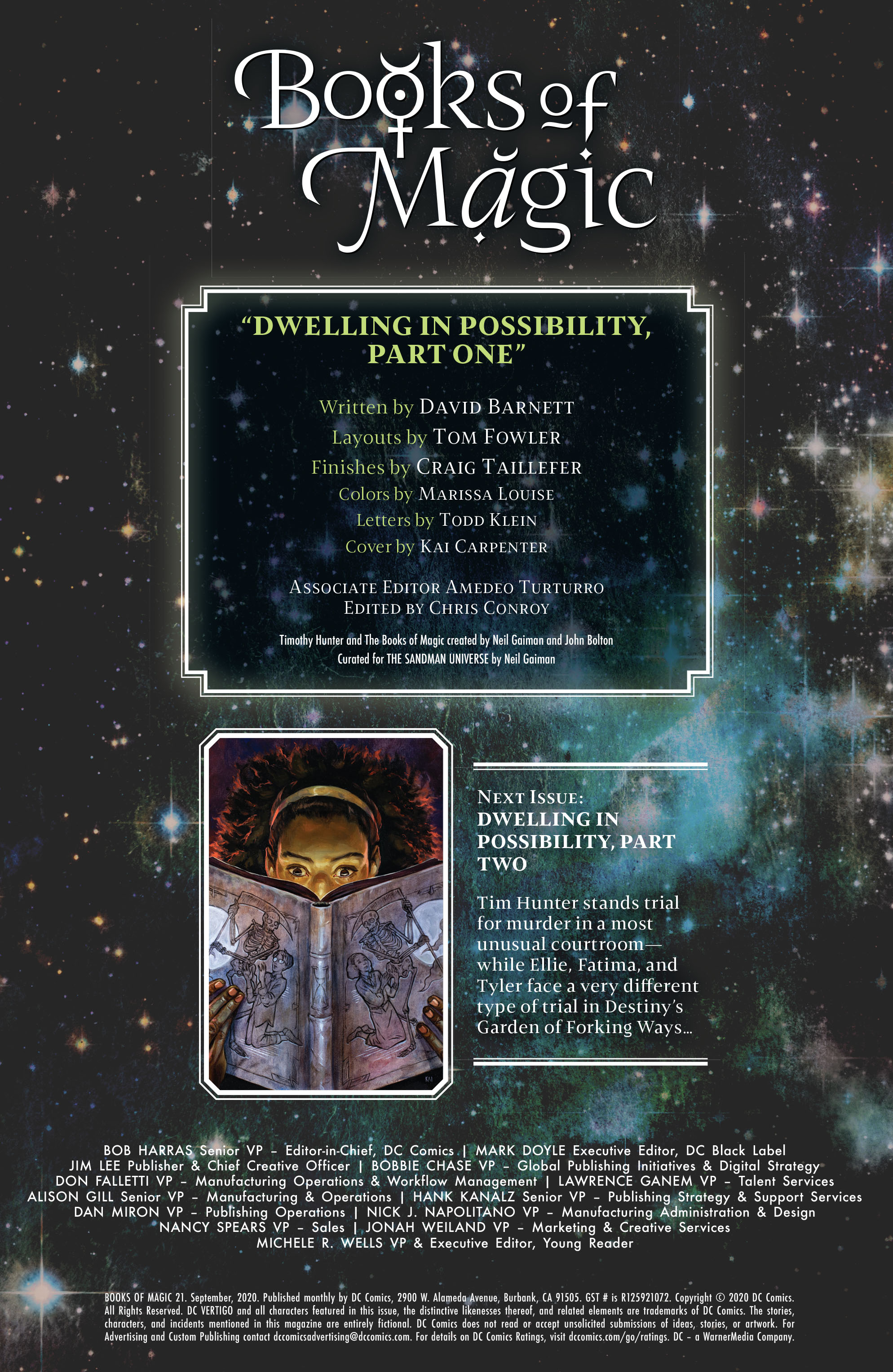 Read online Books of Magic (2018) comic -  Issue #21 - 23