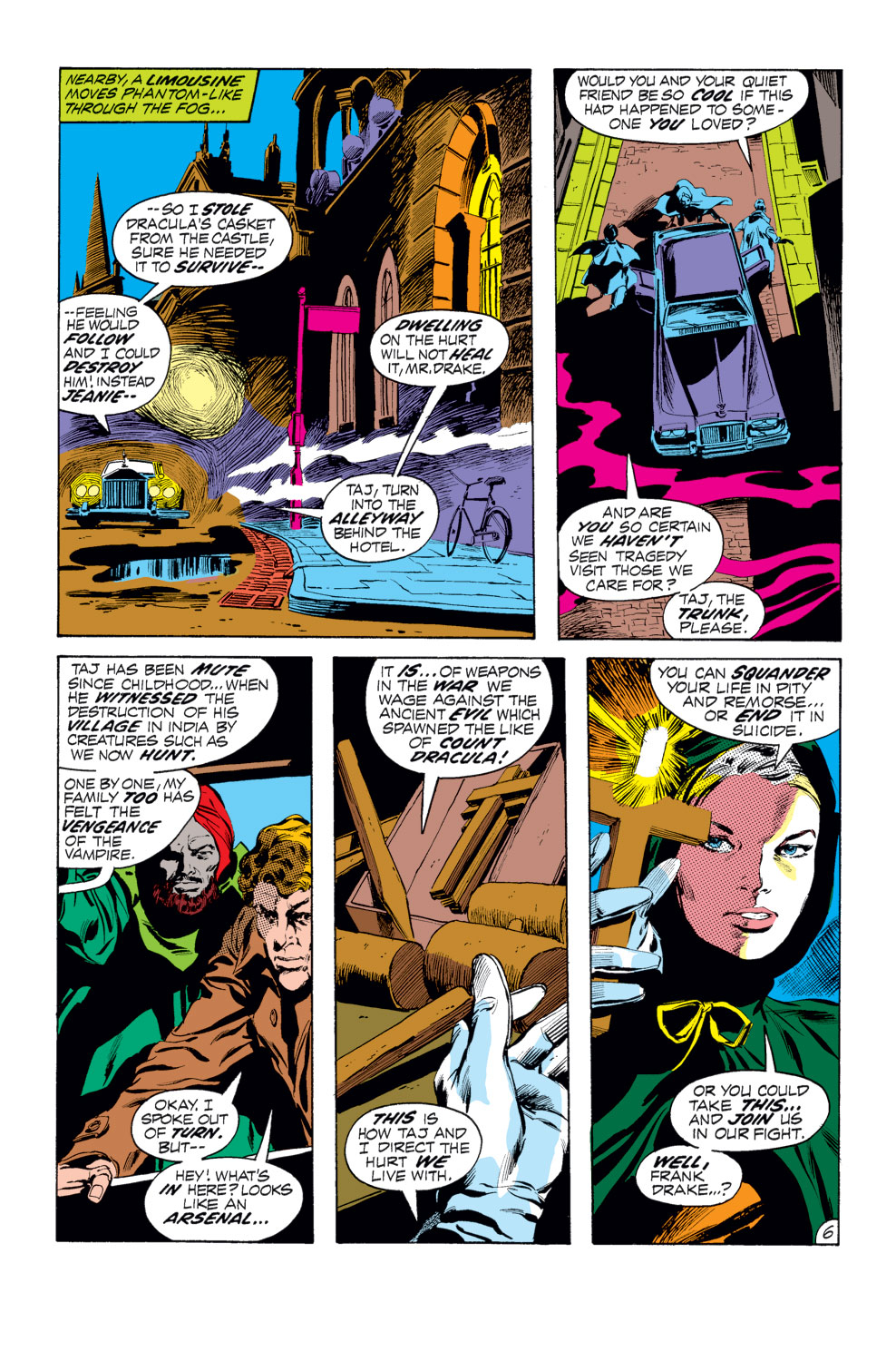 Read online Tomb of Dracula (1972) comic -  Issue #3 - 7