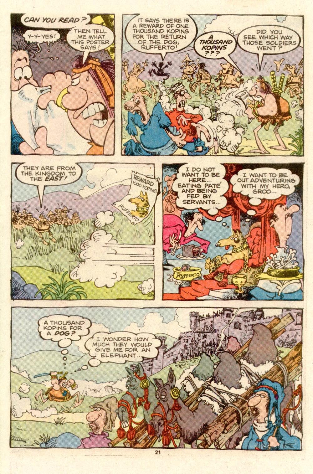 Read online Sergio Aragonés Groo the Wanderer comic -  Issue #29 - 22