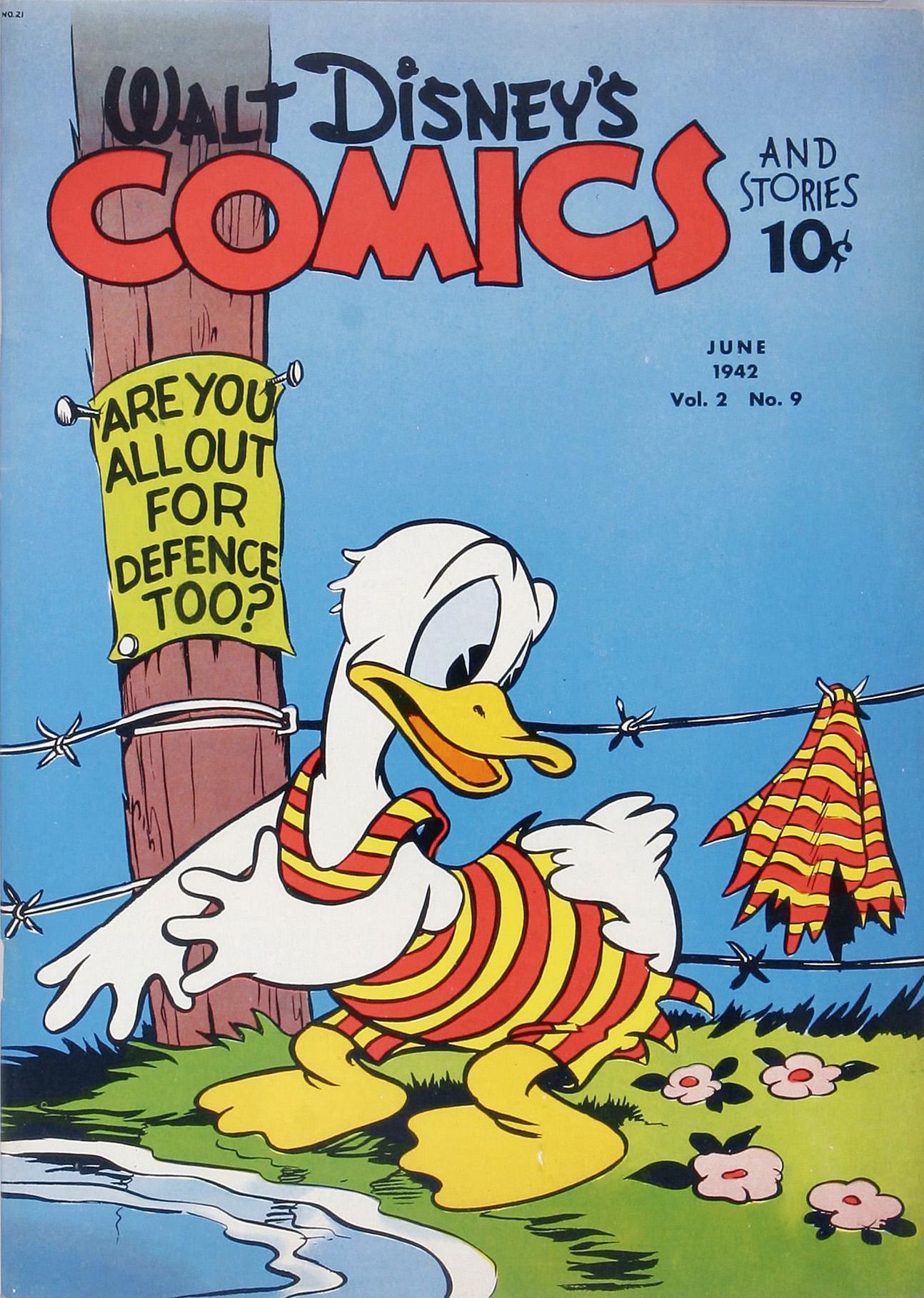 Read online Walt Disney's Comics and Stories comic -  Issue #21 - 1