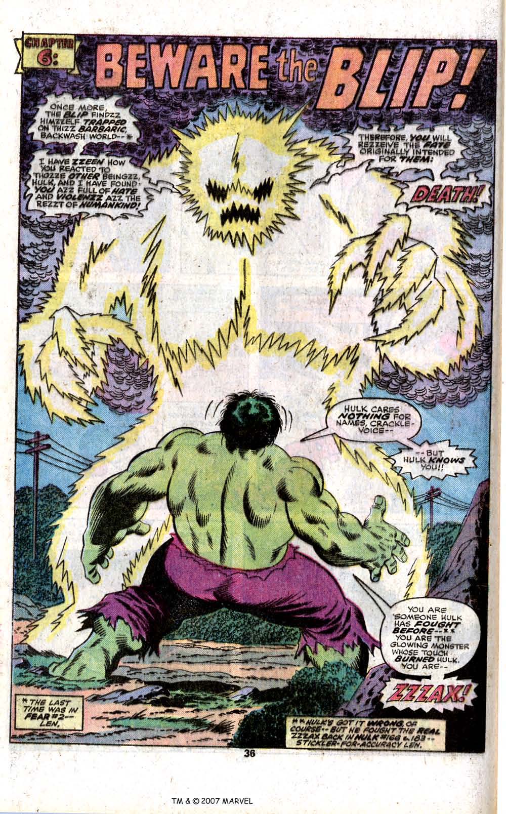 Read online The Incredible Hulk (1968) comic -  Issue # _Annual 1976 - 38
