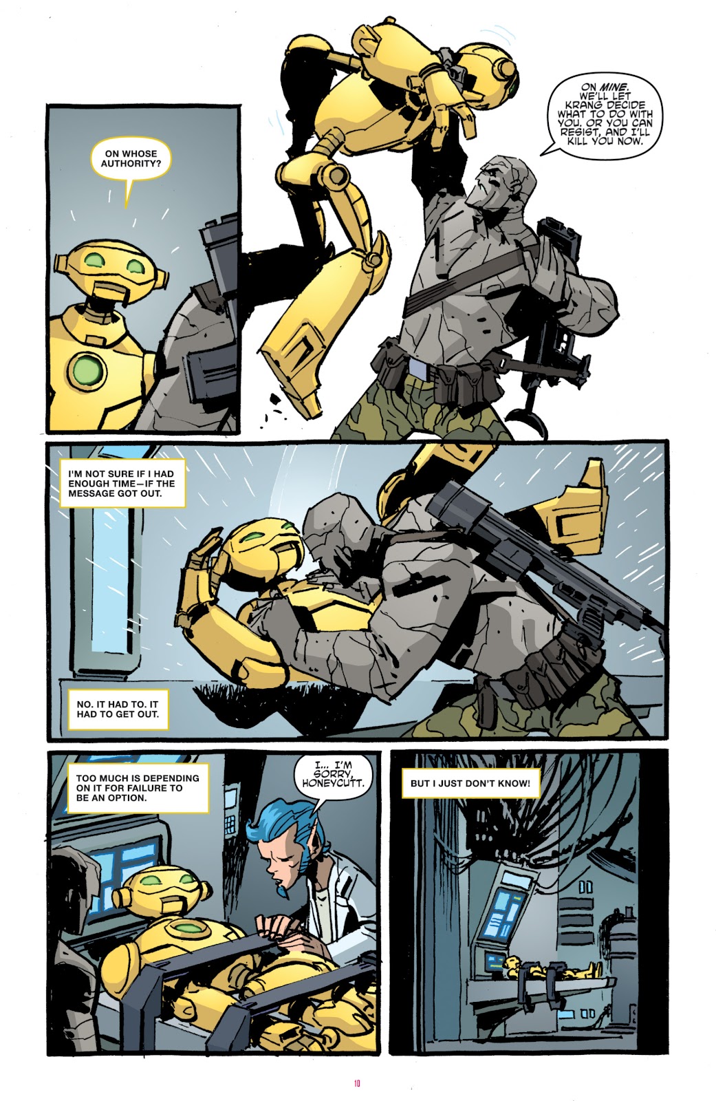 Teenage Mutant Ninja Turtles Utrom Empire issue 3 - Page 12